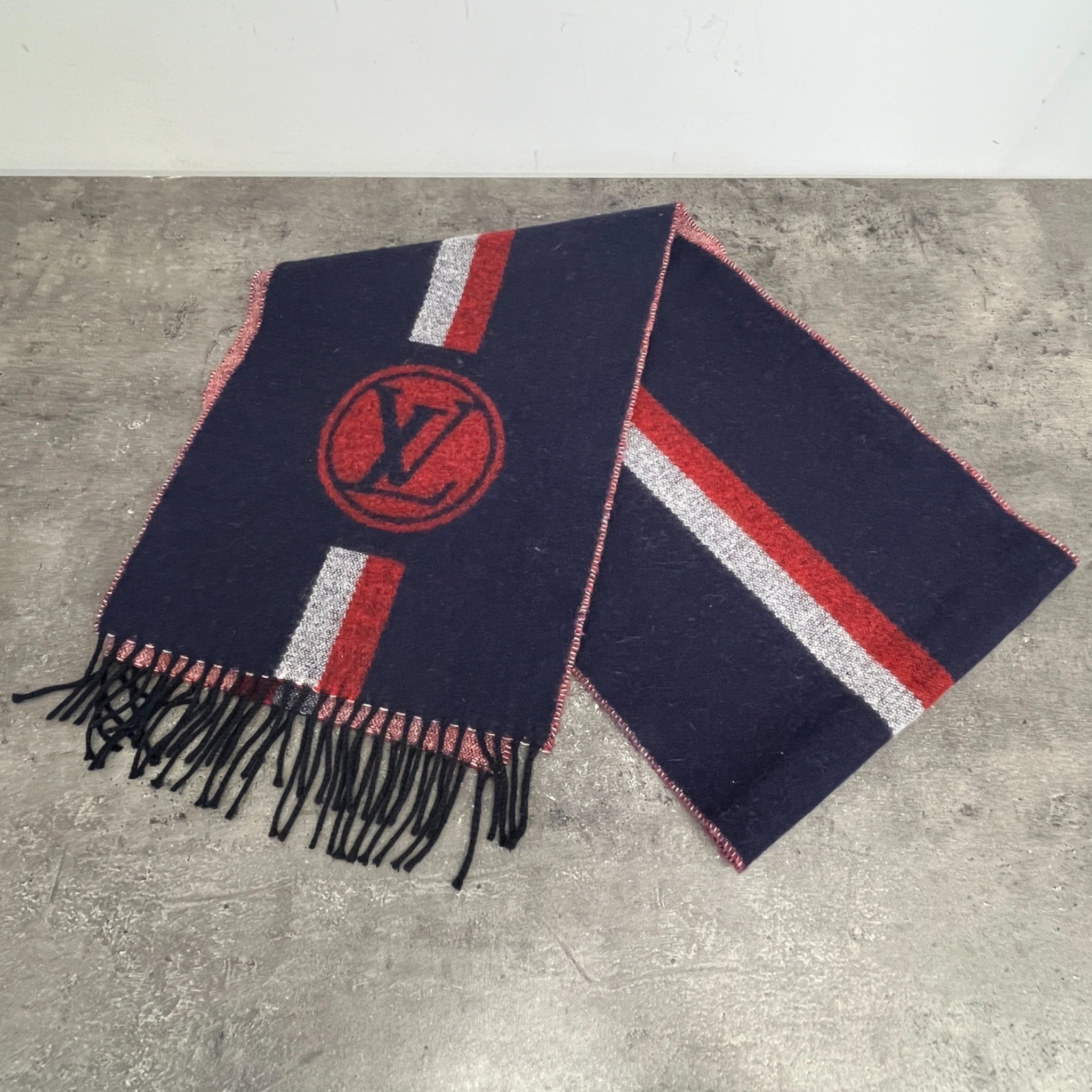 Men's Lv Scarf Navy