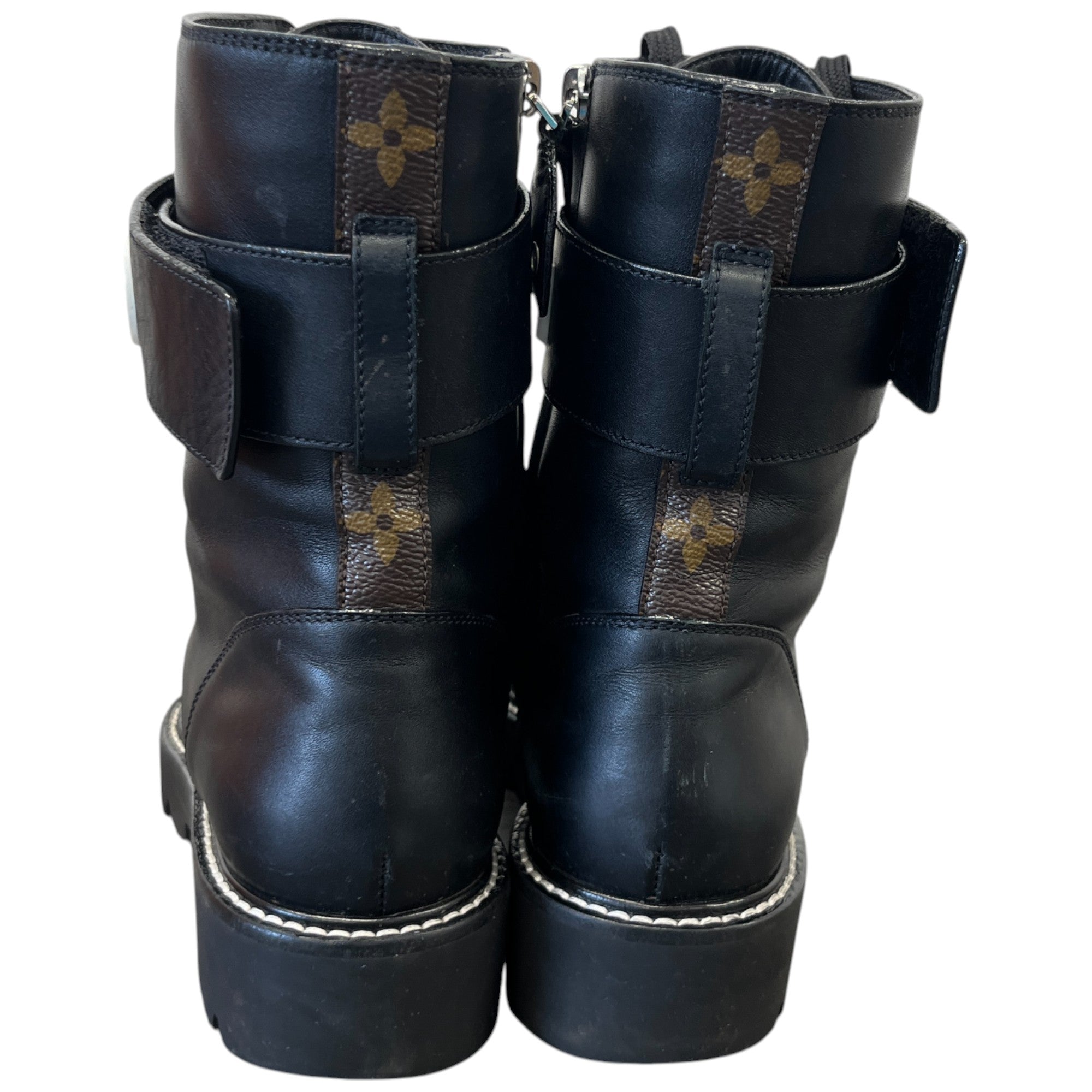 Women's Territory Flat Ranger Boots Black Size EU 37 / UK 4