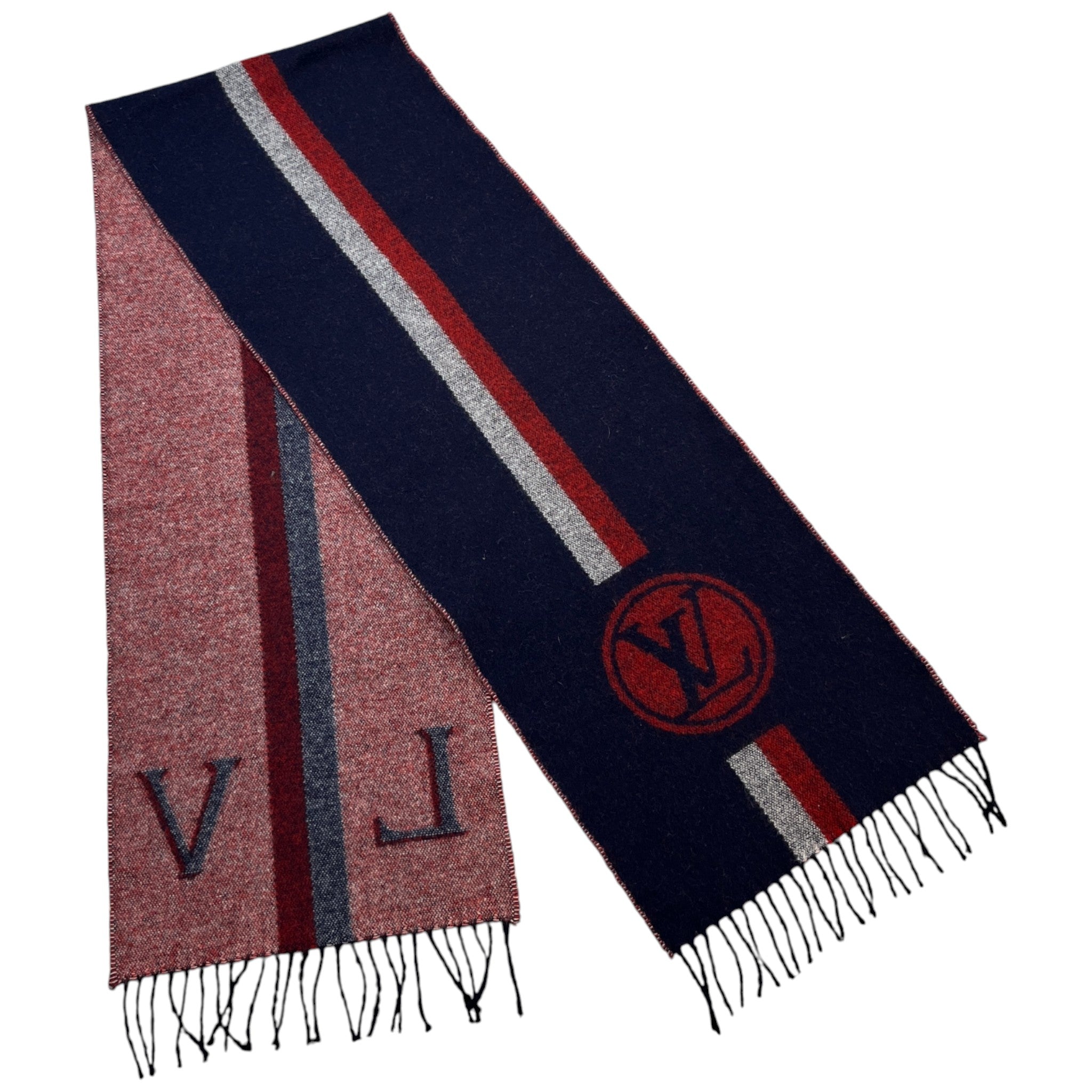 Men's Lv Scarf Navy
