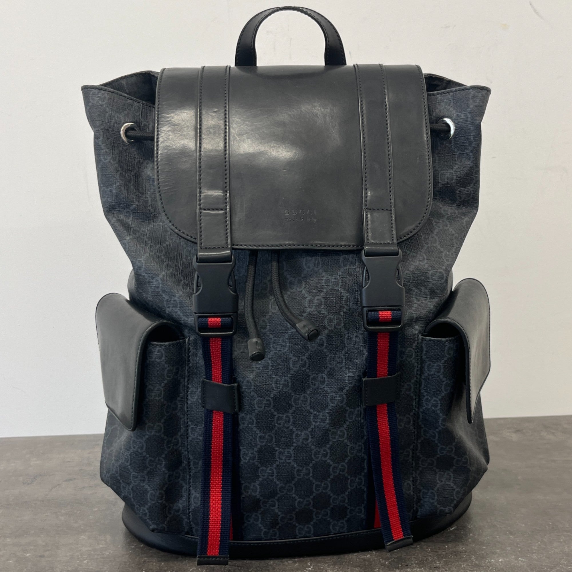 Men's Gg Supreme Backpack Black