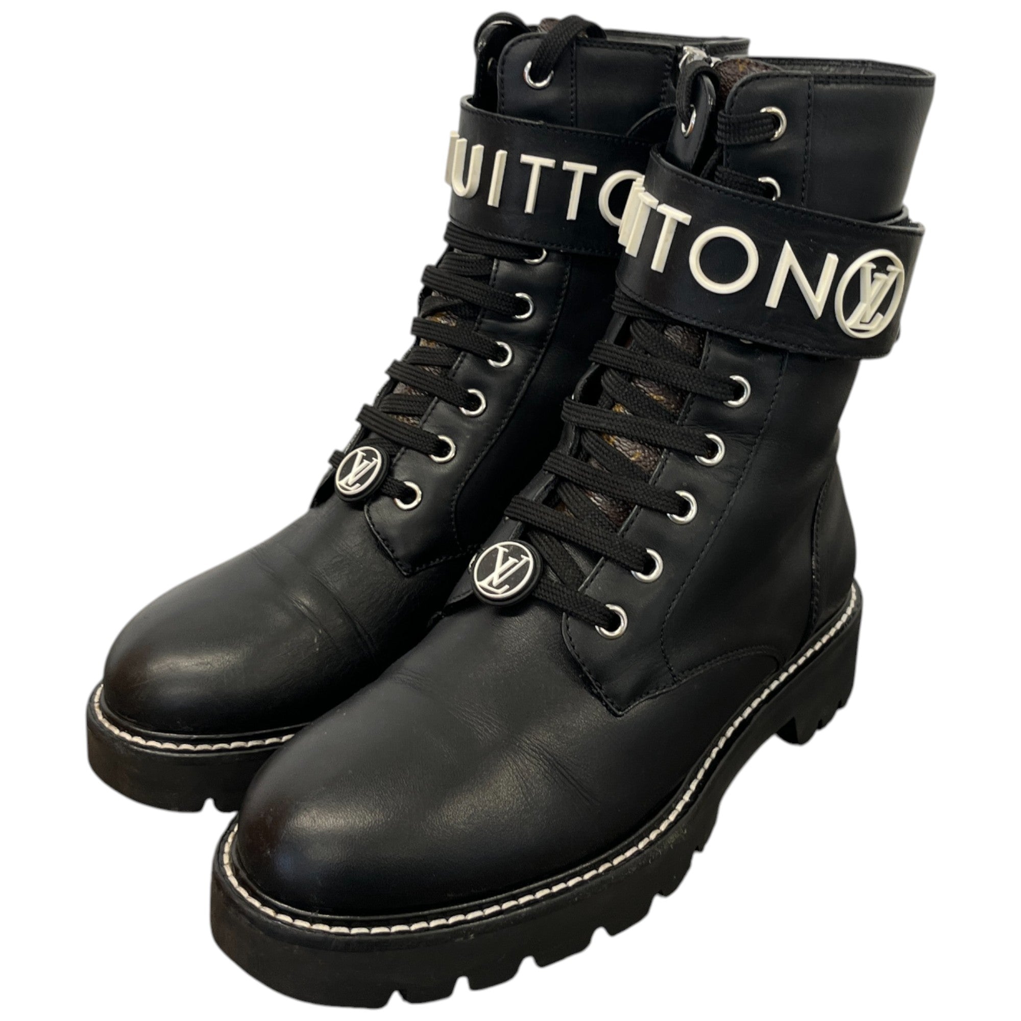 Women's Territory Flat Ranger Boots Black Size EU 37 / UK 4