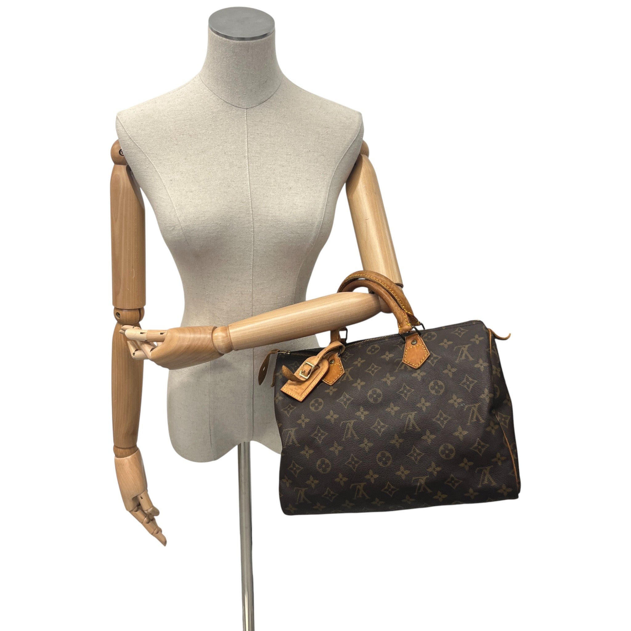 Women's Monogram Speedy 30 Handbag Brown