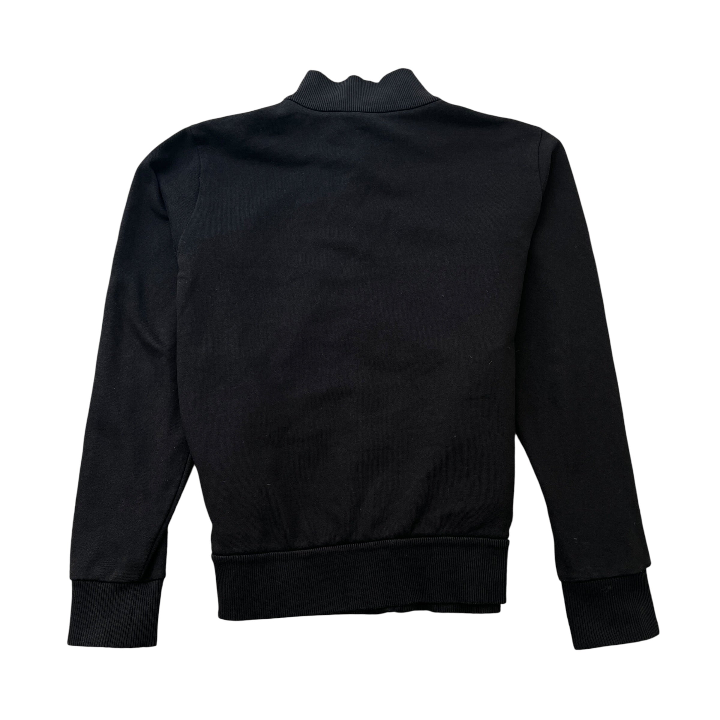 Men's Logo Stripe Boys Age 14 Track Jacket Black Size XXS