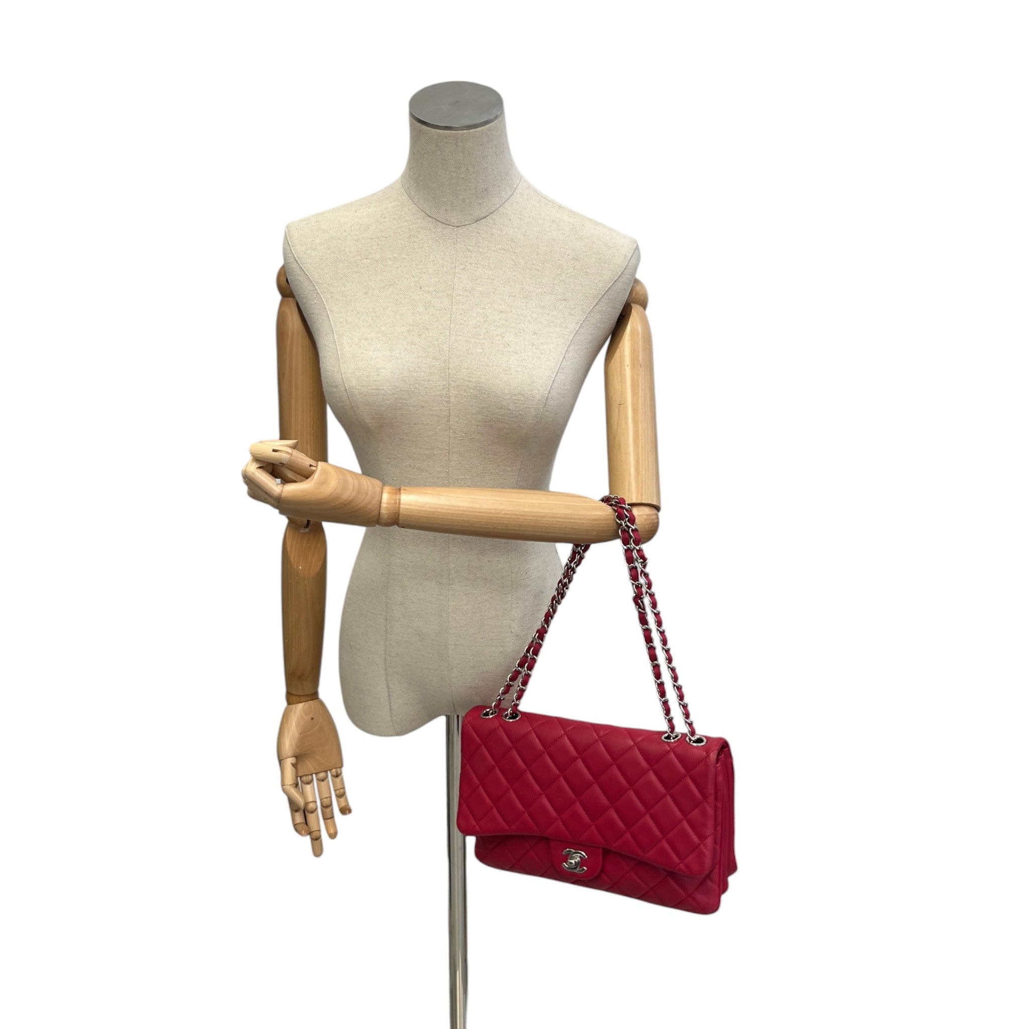 Women's Seasonal Triple Flap Bag Pink