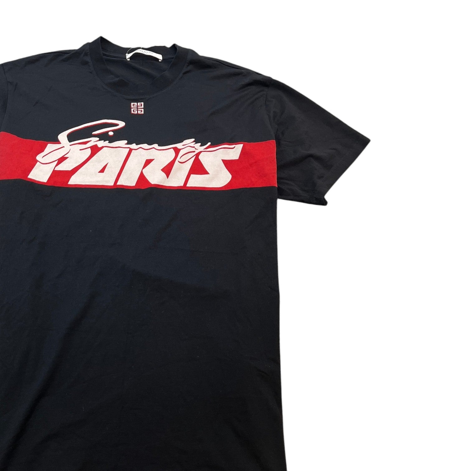 Men's Motocross Print T-Shirt Black Size L