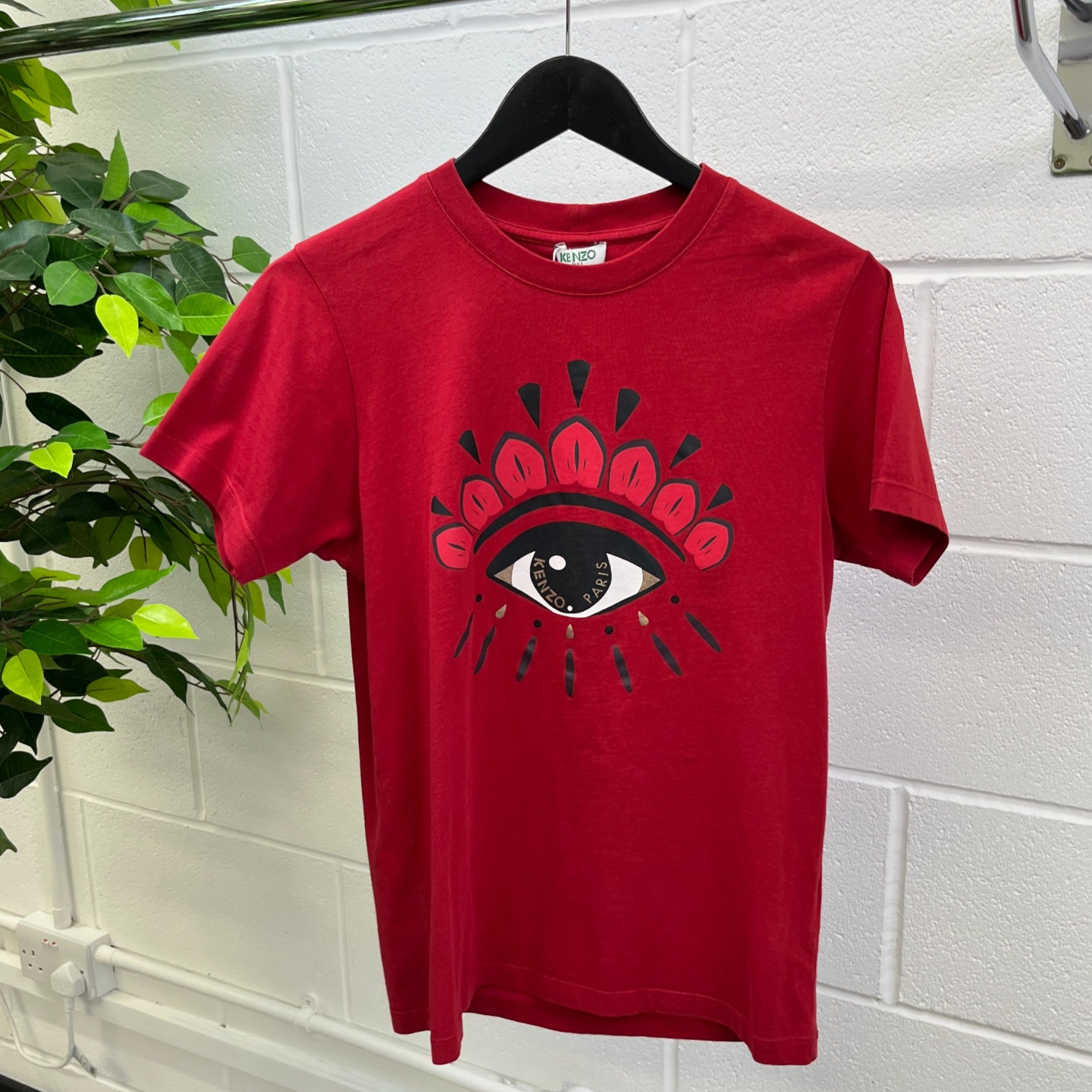 Men's Eye Logo T-Shirt Red Size XS