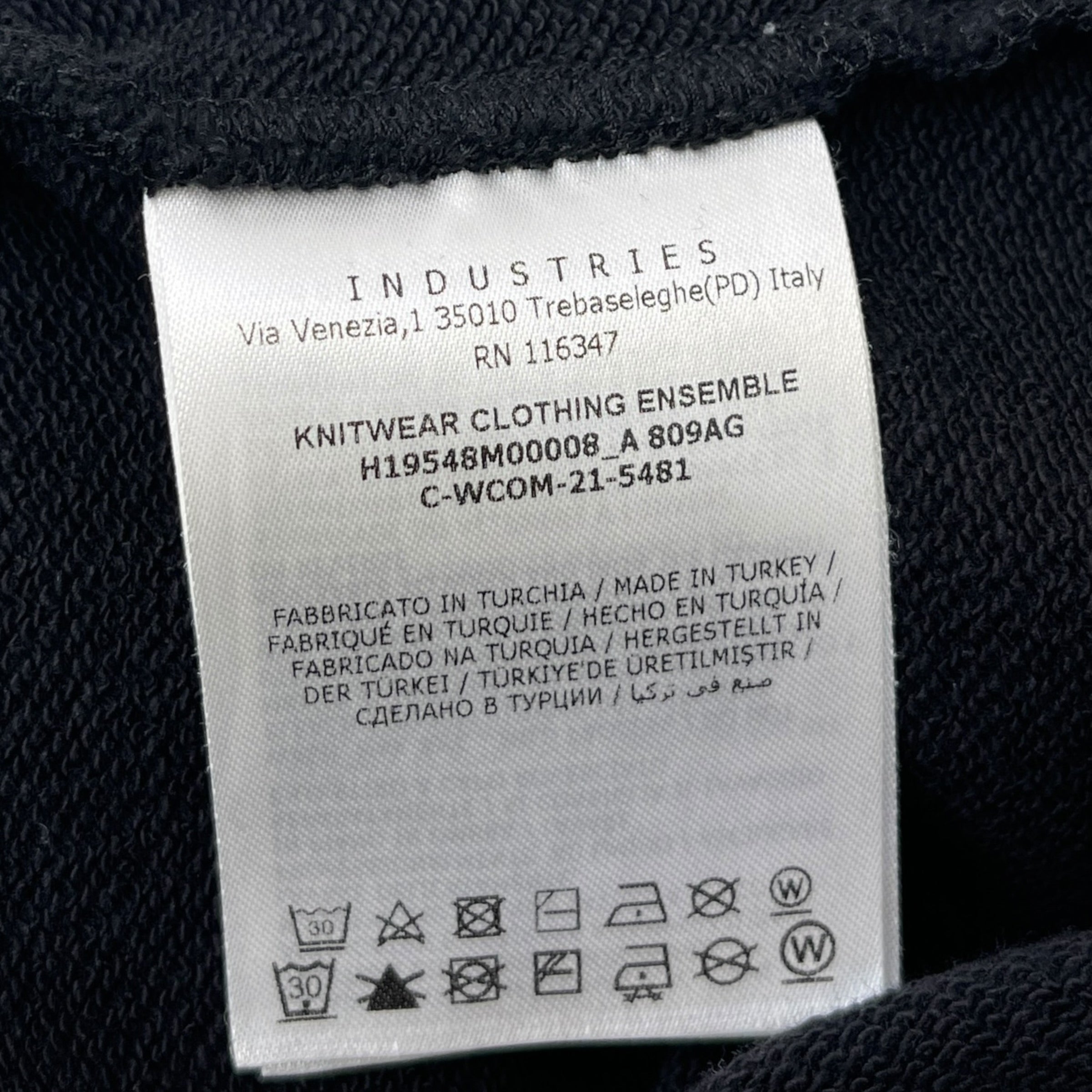 Men's Logo Stripe Boys Age 14 Track Jacket Black Size XXS