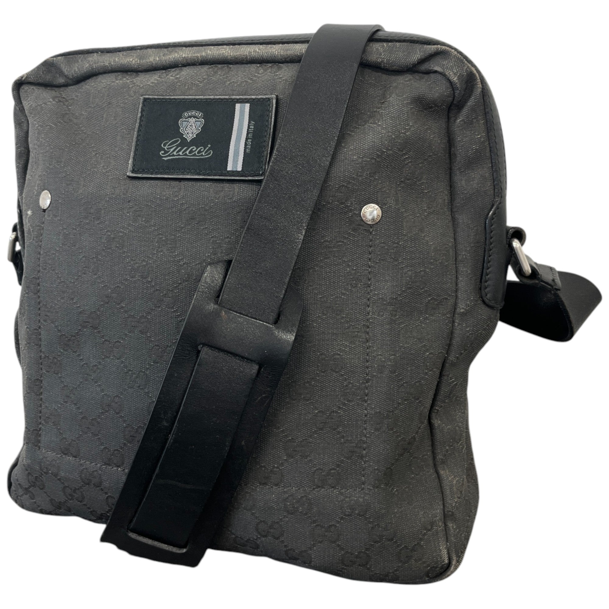 Men's Guccissima Messenger Bag Khaki