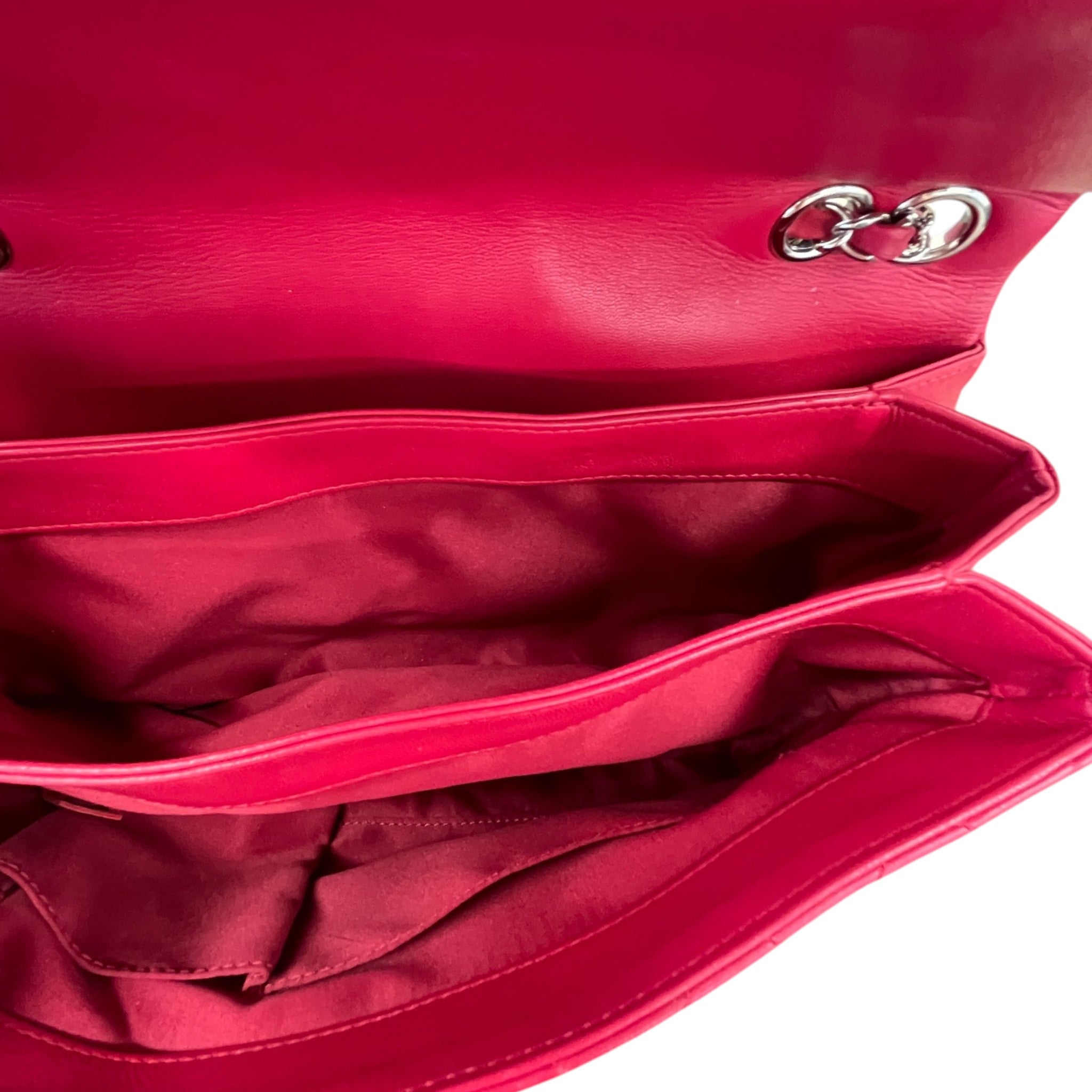 Women's Seasonal Triple Flap Bag Pink