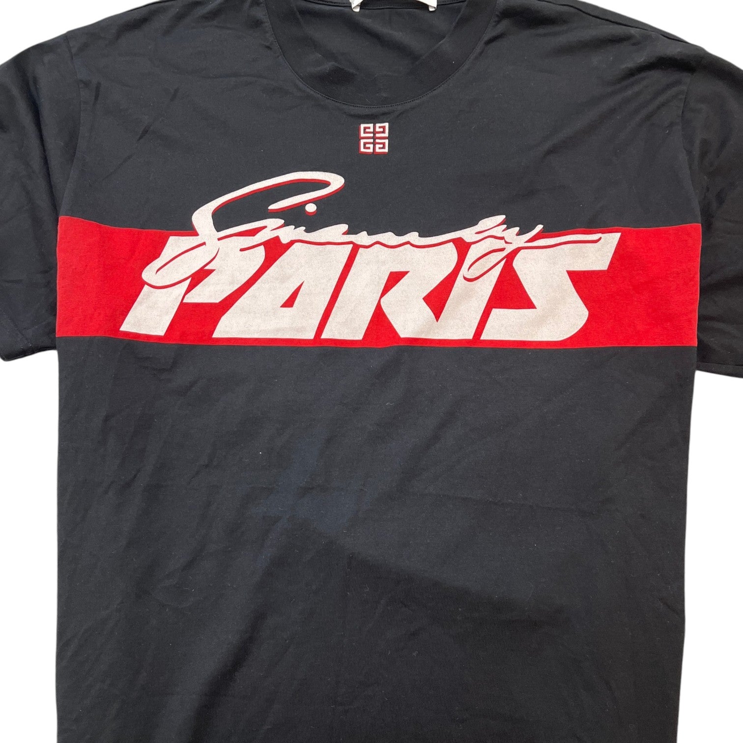 Men's Motocross Print T-Shirt Black Size L