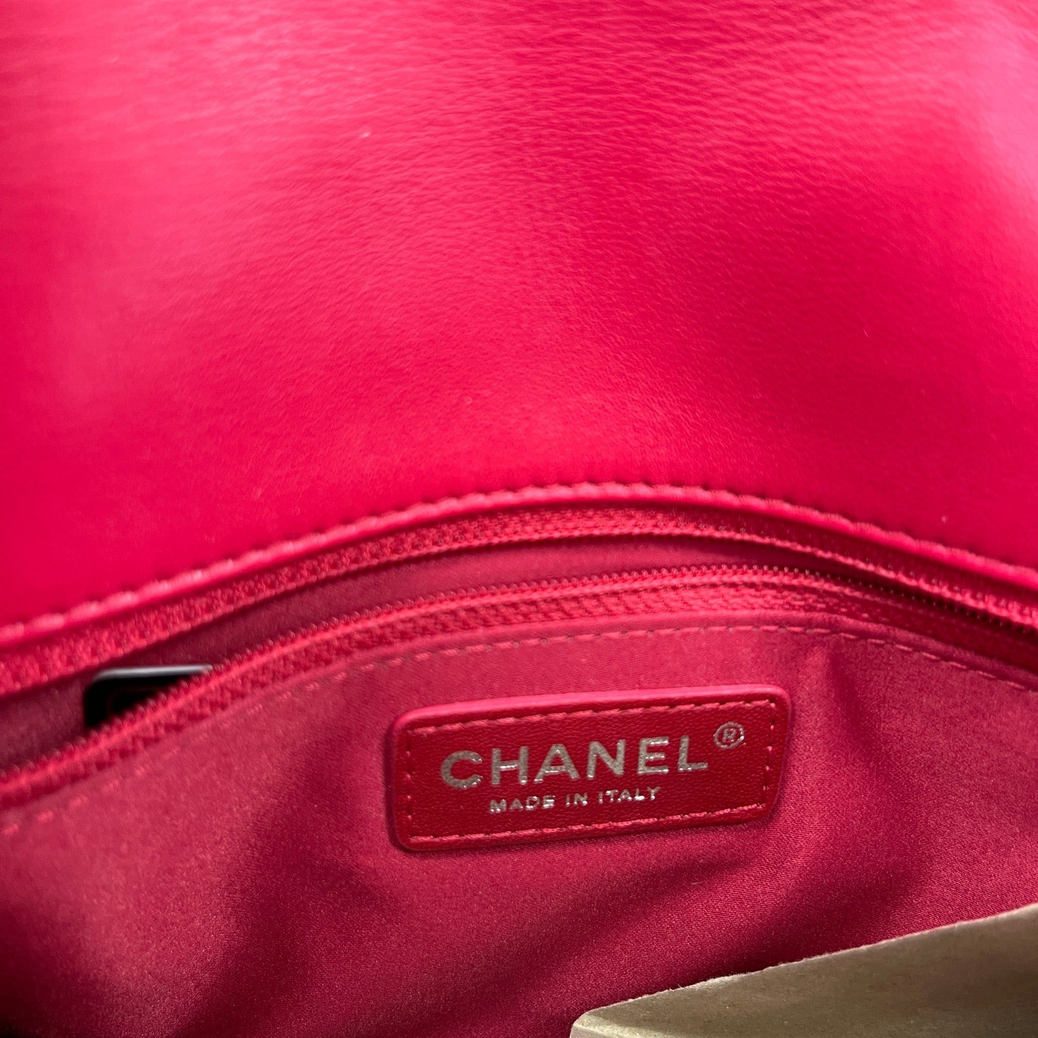 Women's Seasonal Triple Flap Bag Pink