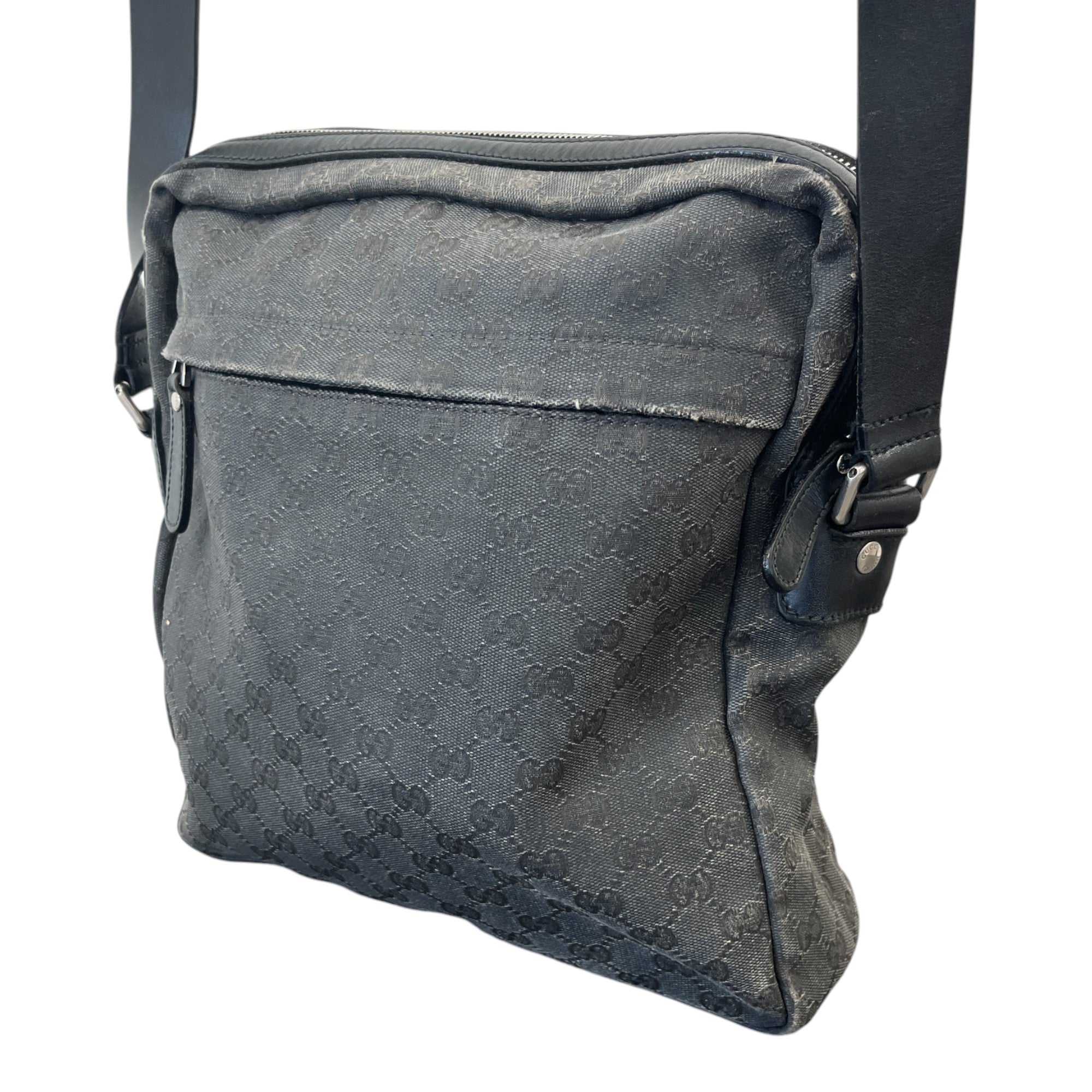 Men's Guccissima Messenger Bag Khaki