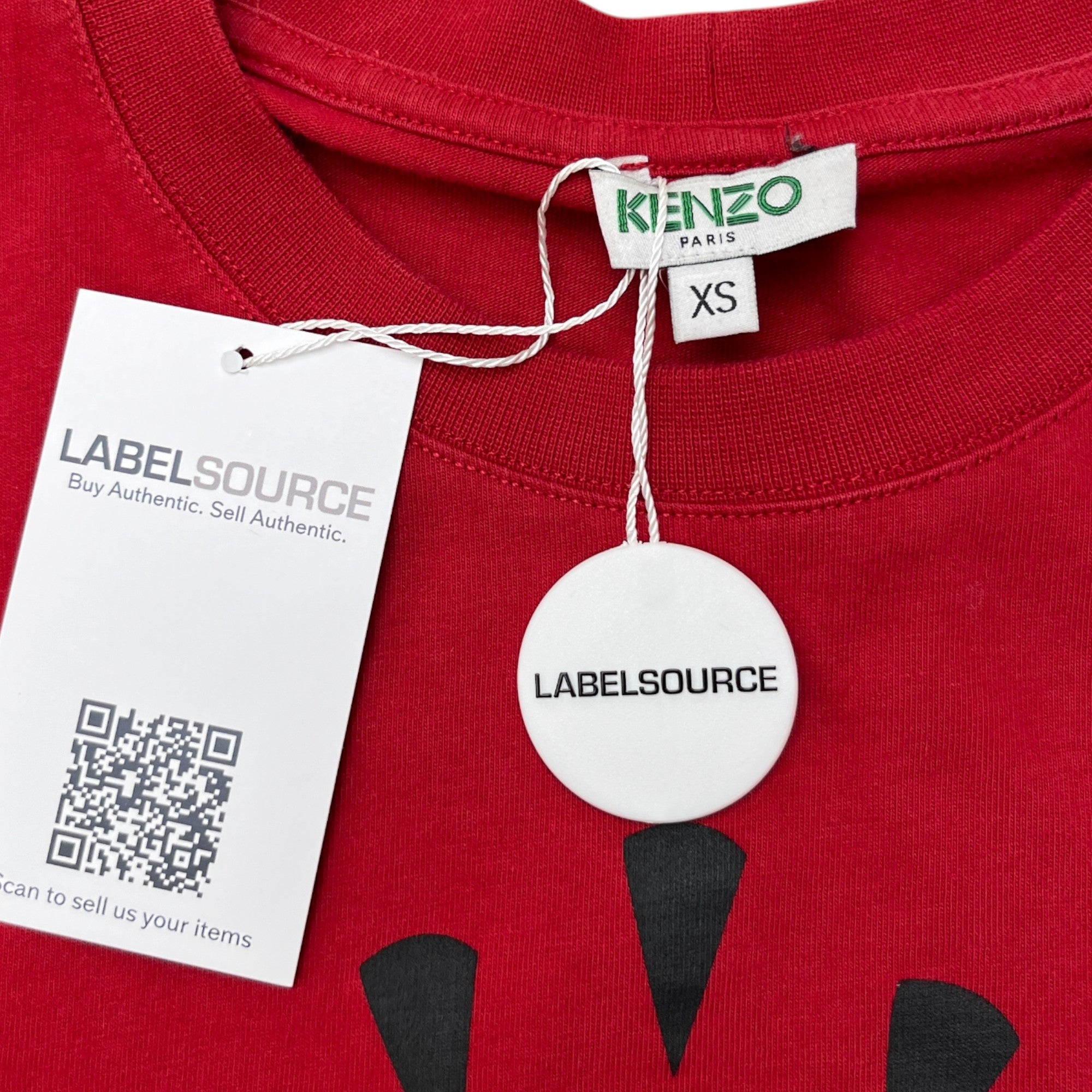 Men's Eye Logo T-Shirt Red Size XS