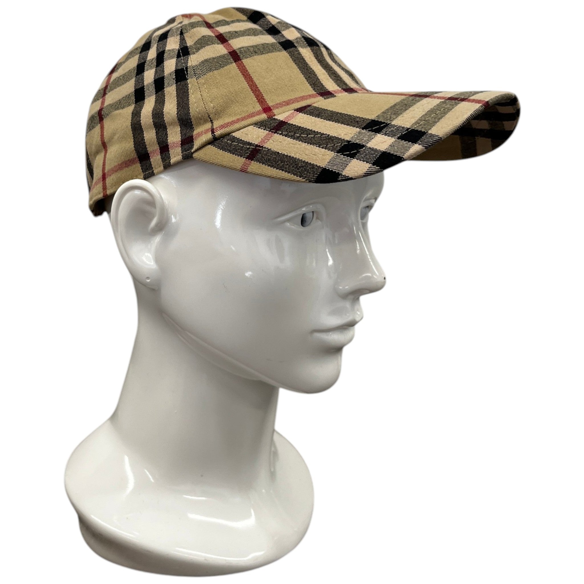 Men's Nova Check Hat Beige