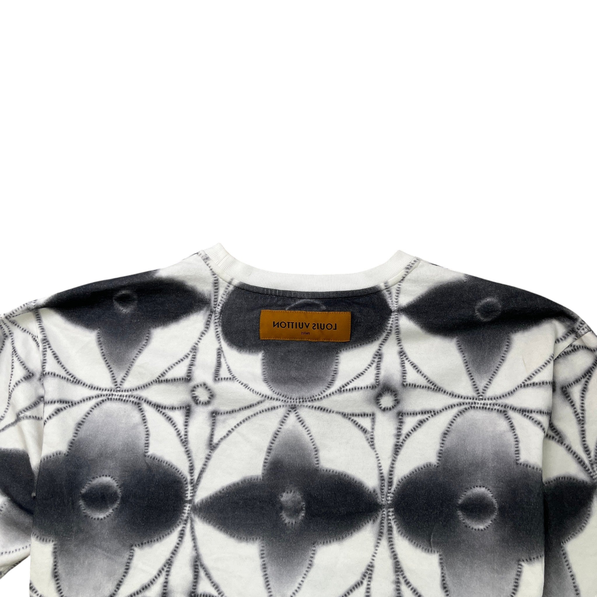 Men's Monogram Tie Dye T-Shirt White Size XL