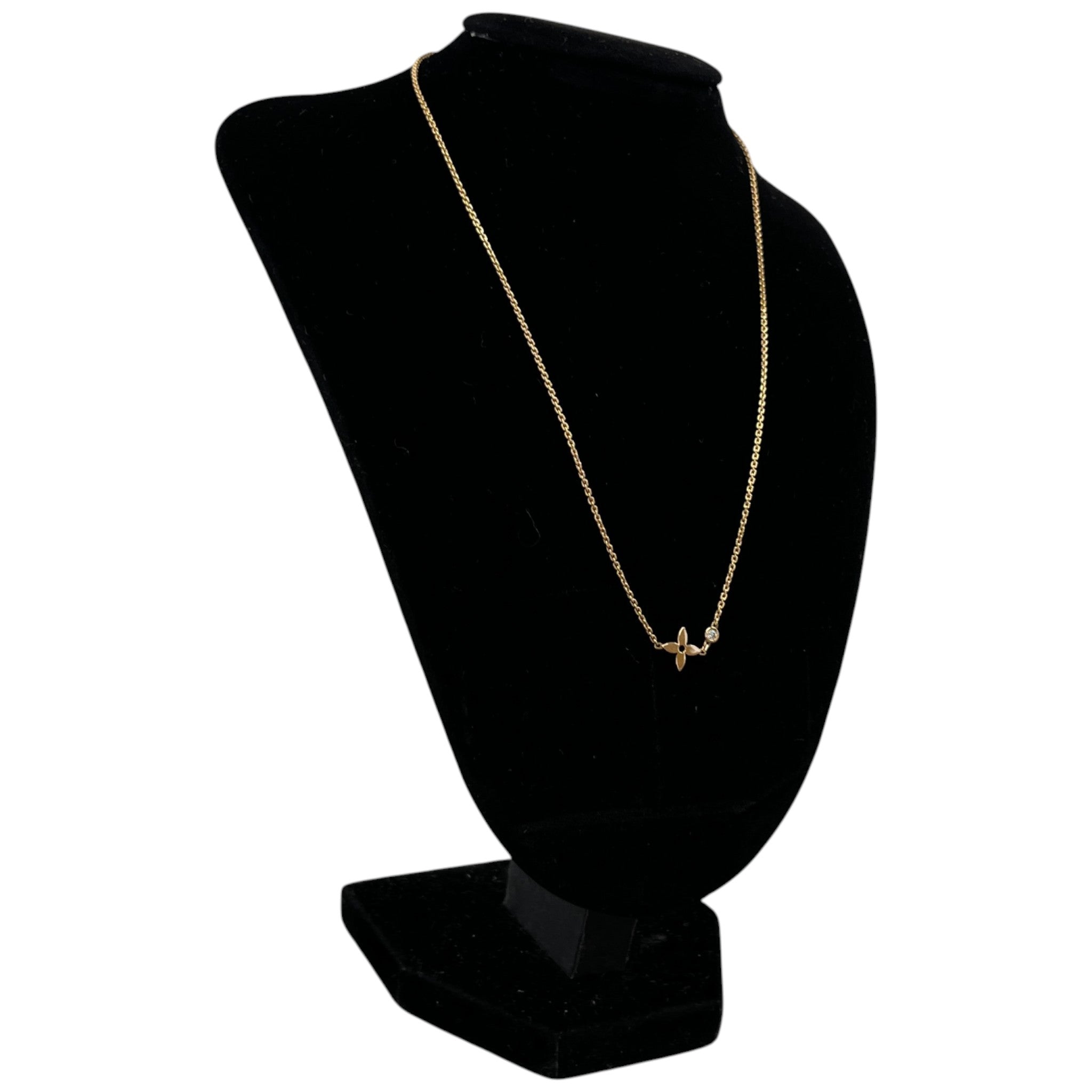 Women's Blossom Pendant, Pink Gold Necklace Gold