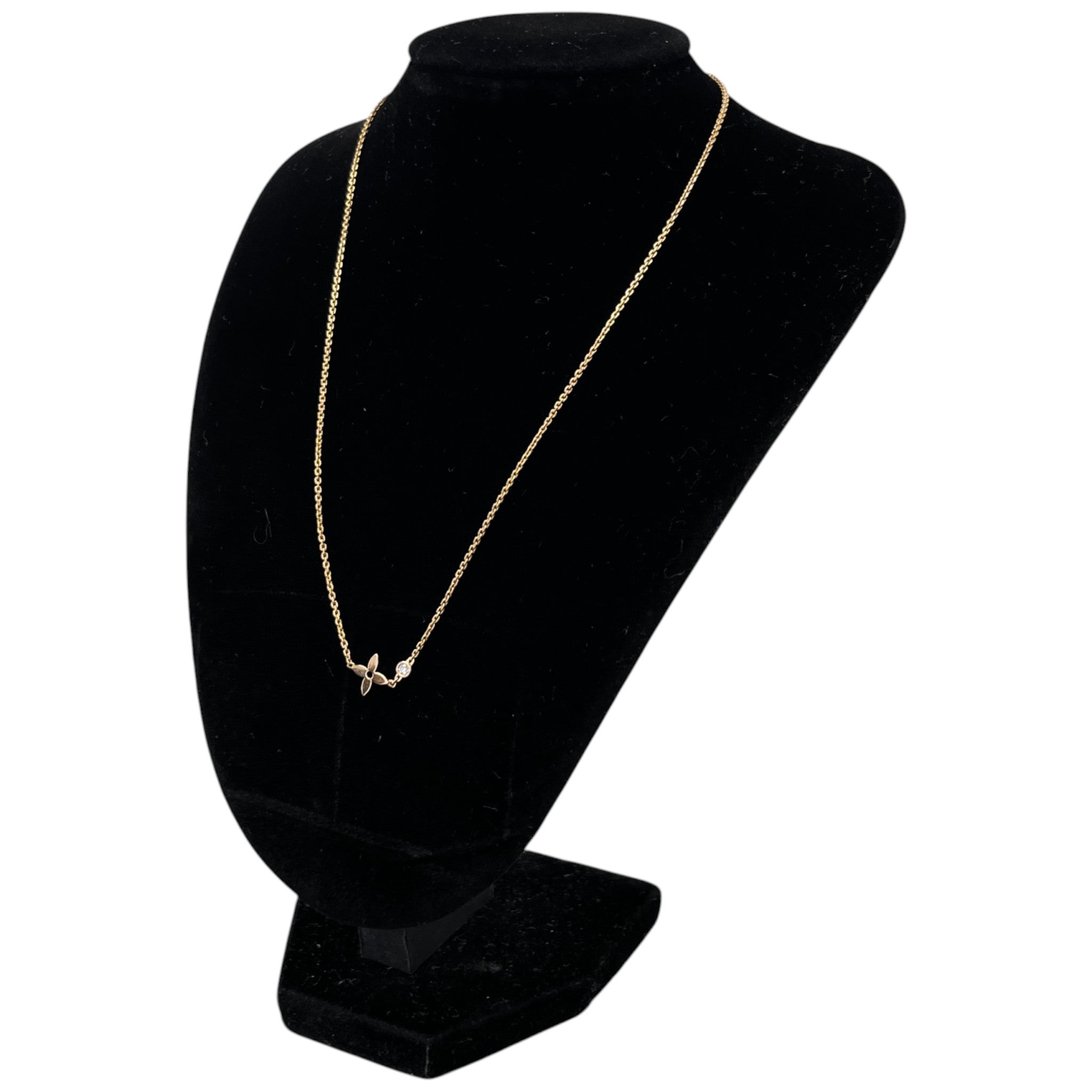 Women's Blossom Pendant, Pink Gold Necklace Gold