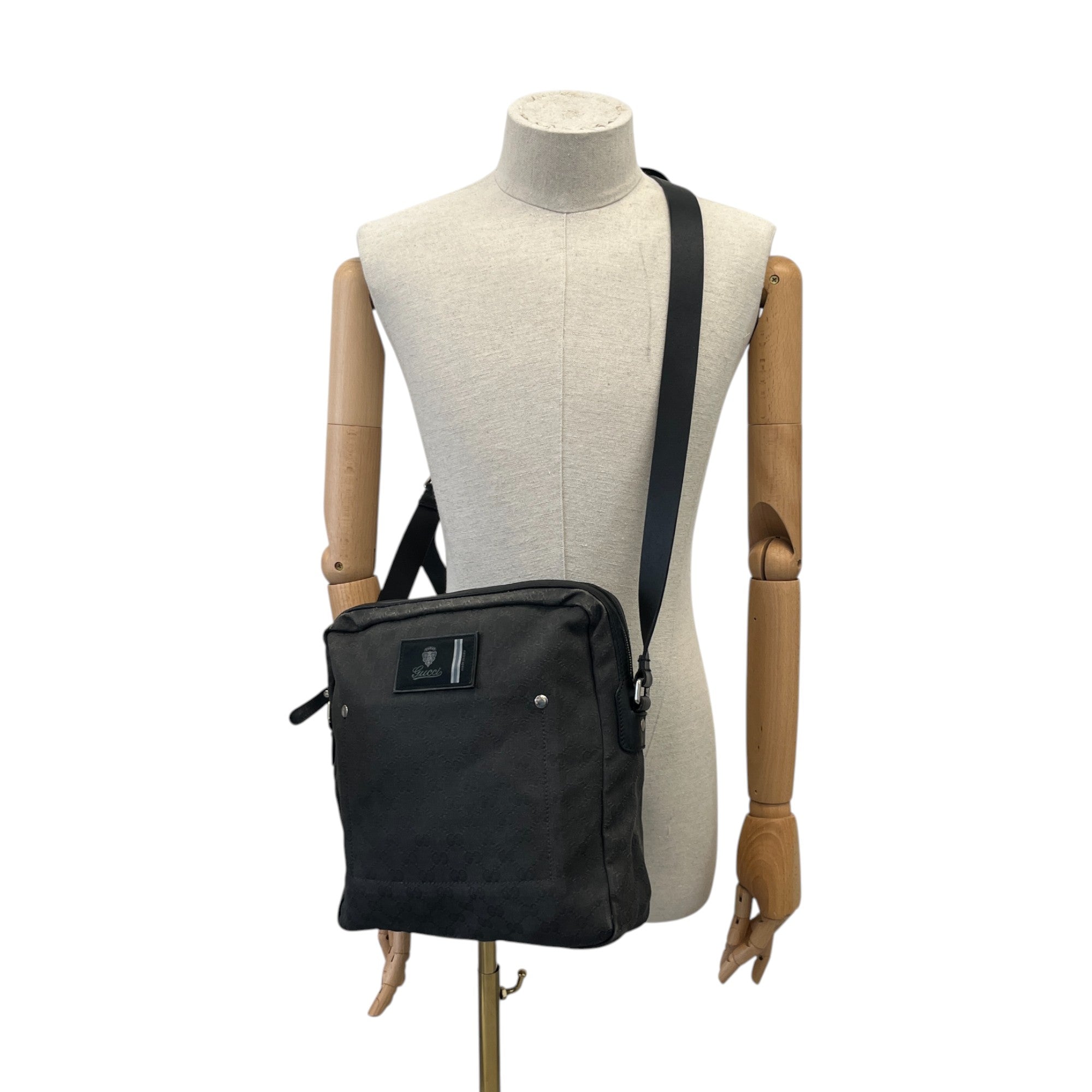 Men's Guccissima Messenger Bag Khaki
