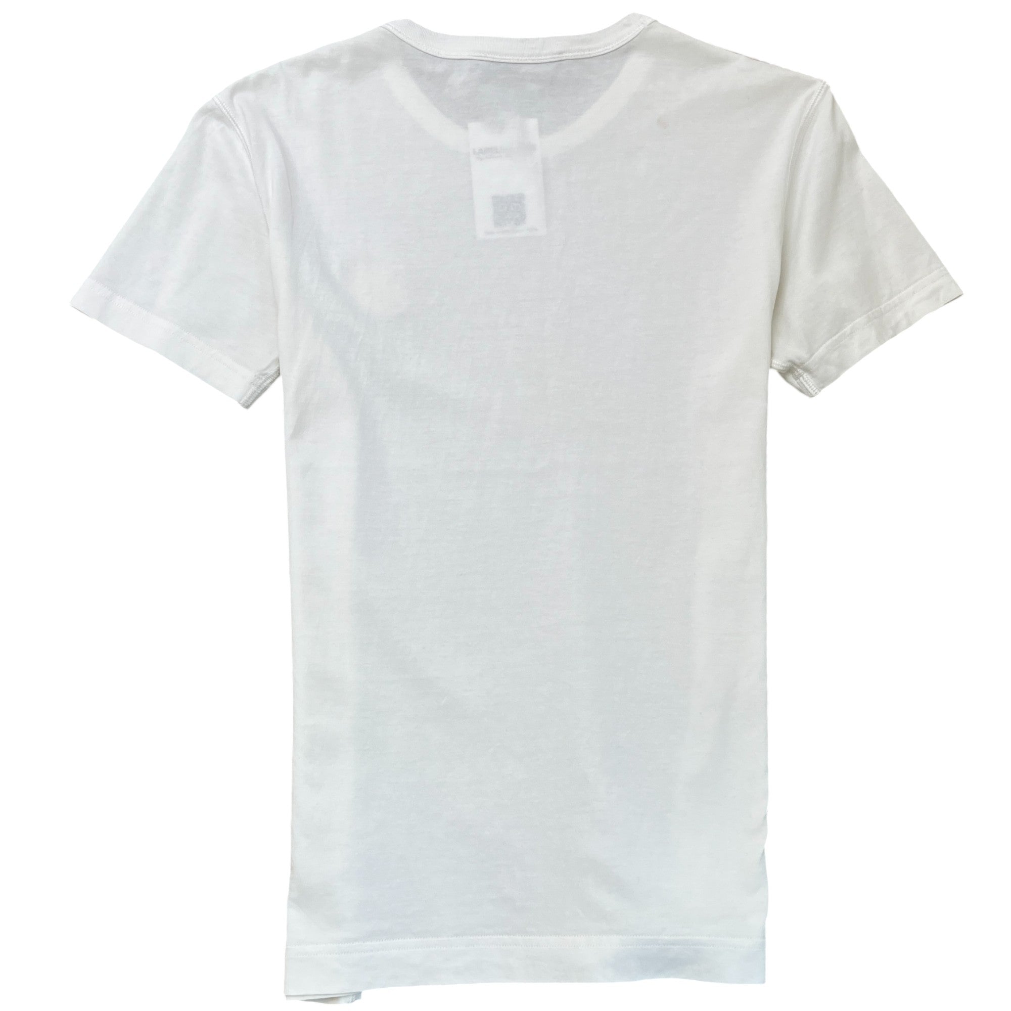 Men's Plaque Logo T-Shirt White Size IT 44 / UK XS