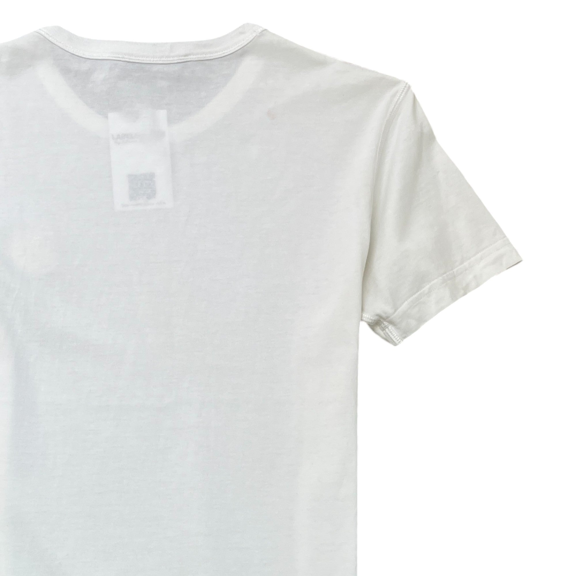 Men's Plaque Logo T-Shirt White Size IT 44 / UK XS