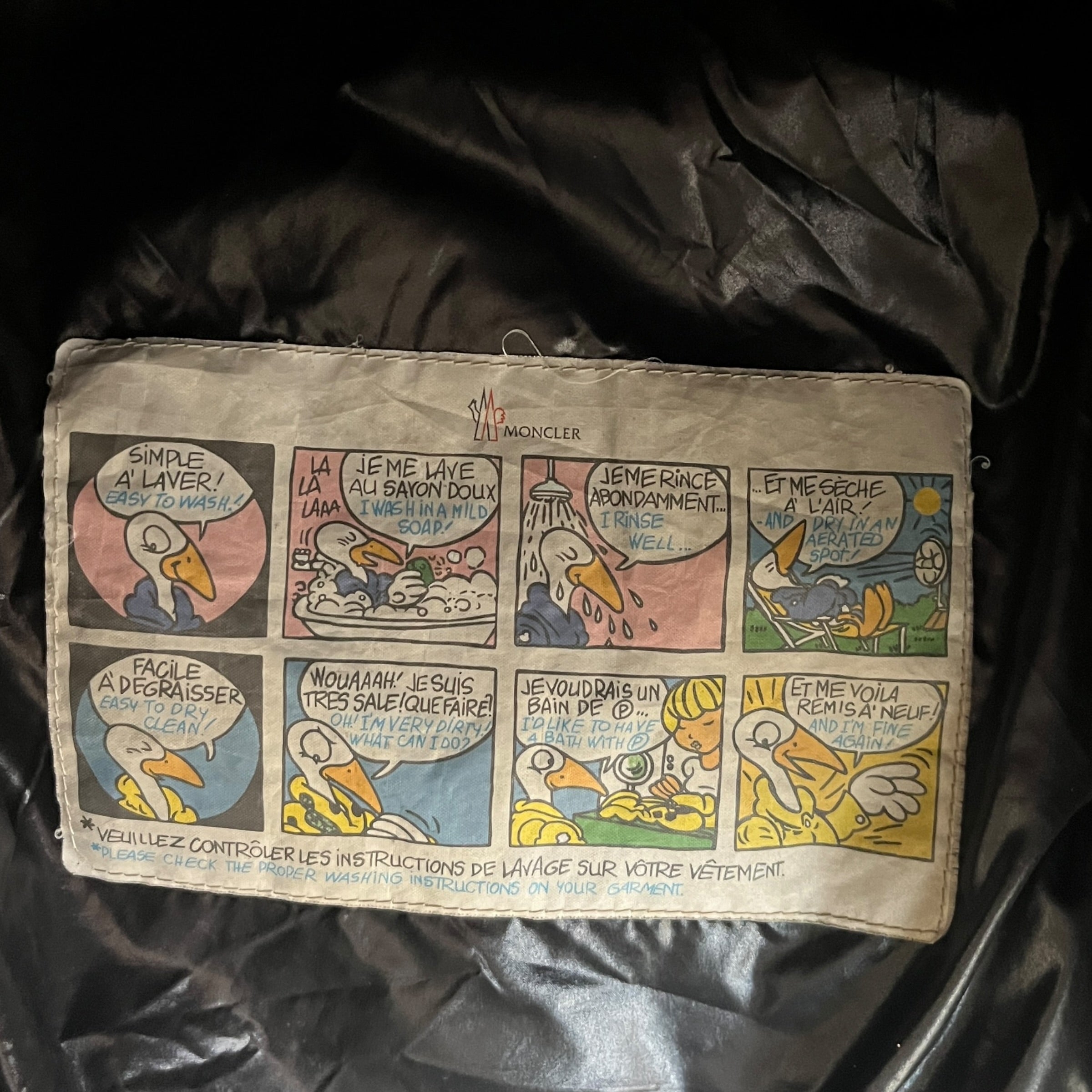 Men's Cuvellier Down Jacket Black Size 2 / M