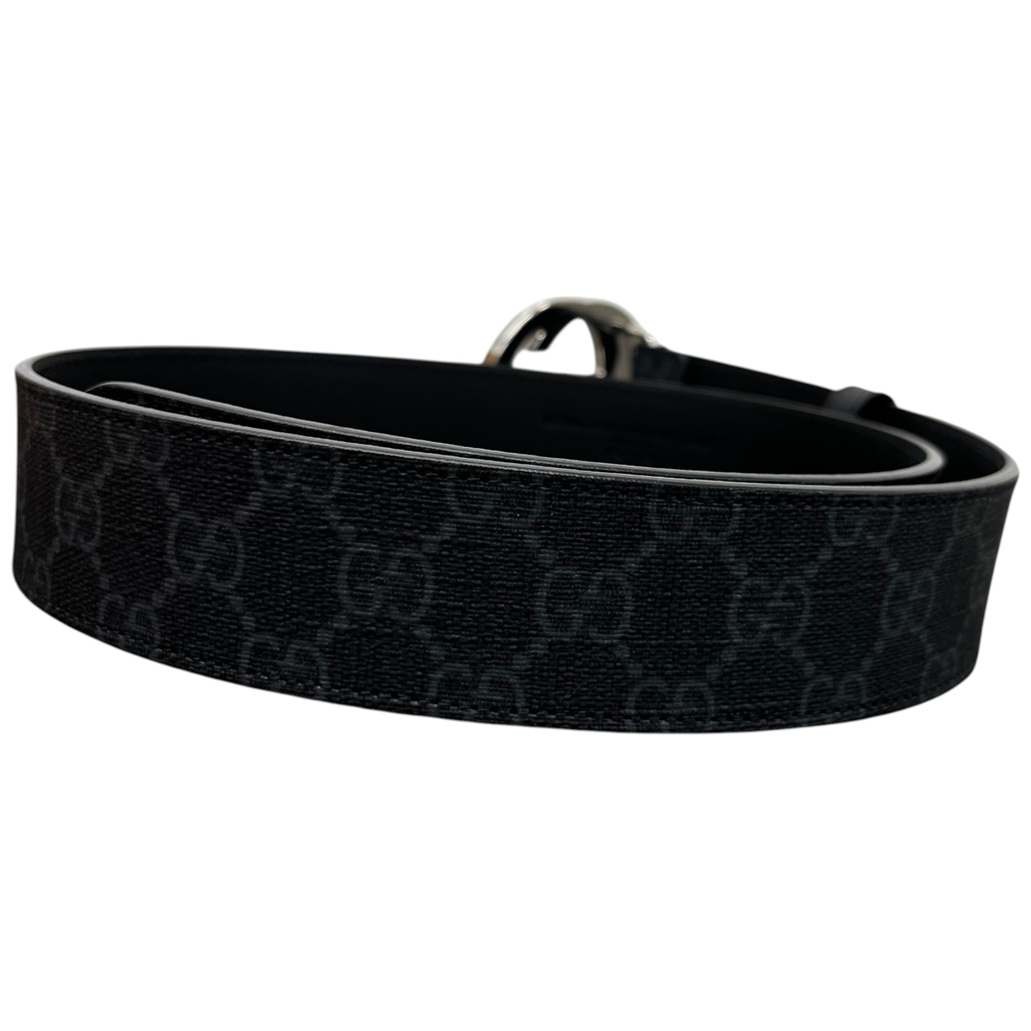 Men's Interlocking G Belt Black Size Waist 32"