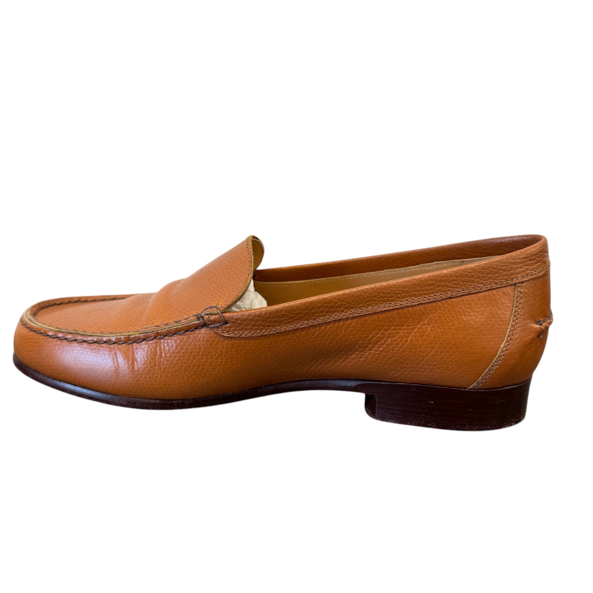 Women's Leather Loafers Brown Size EU 38 / UK 5