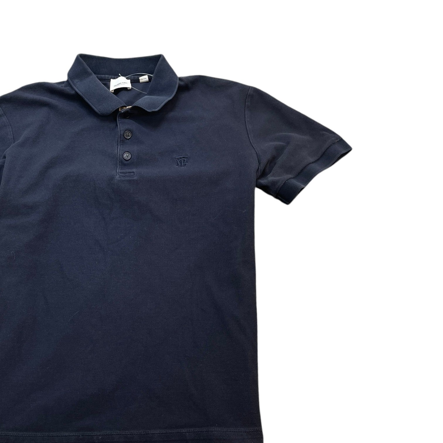 Men's Embroidered Logo Polo Shirt Navy Size L