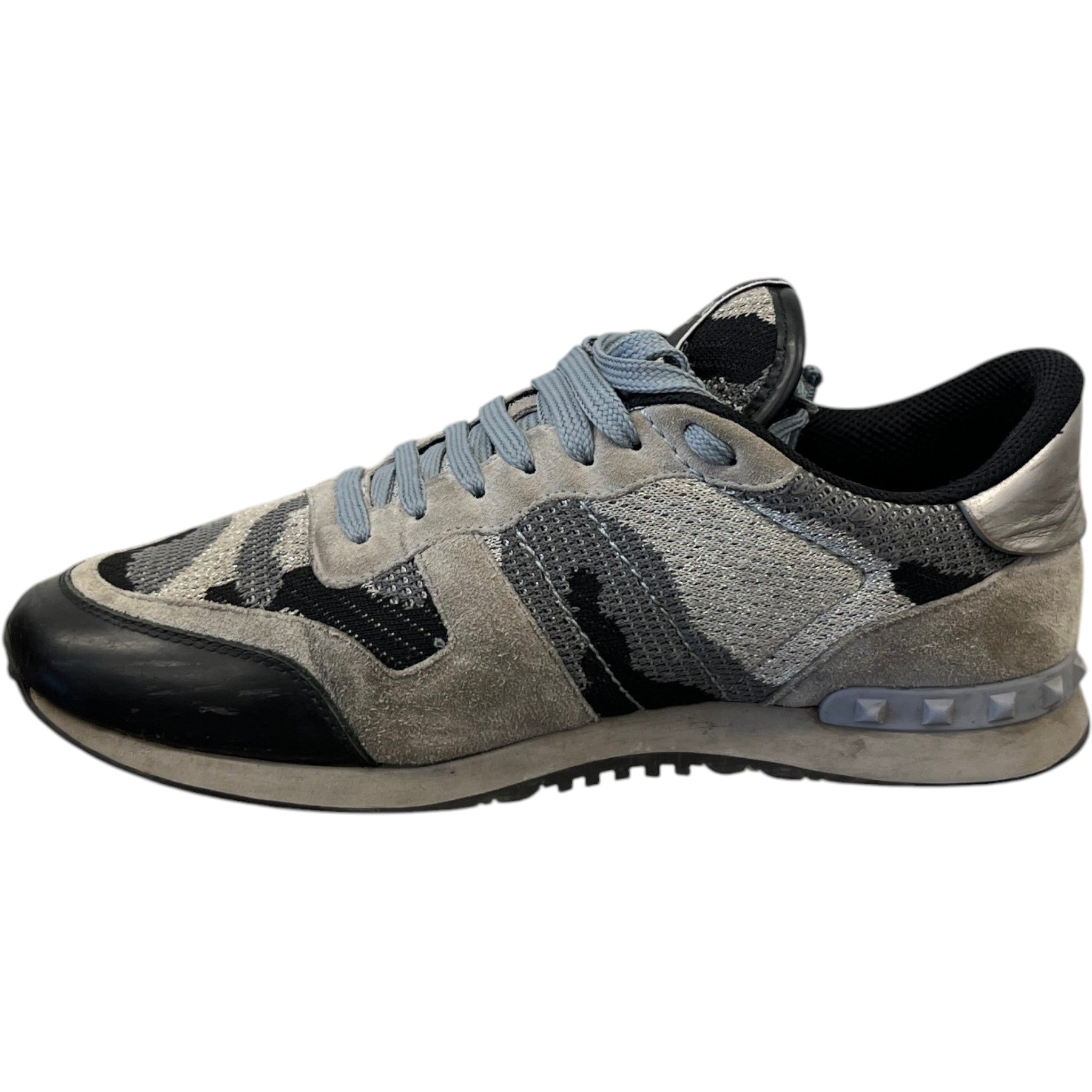 Men's Rockrunner Camouflage Low Trainers Grey Size EU 42.5 / UK 8.5