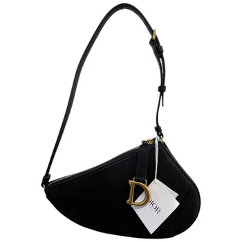 Women's Saddle Pouch Bag Black