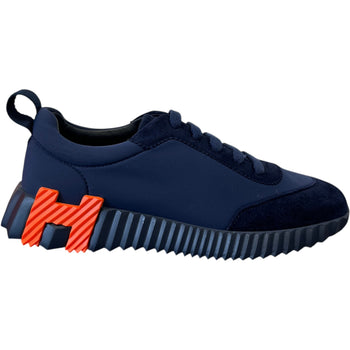 Women's Bouncing Sneakers Low Trainers Navy Size EU 36 / UK 3
