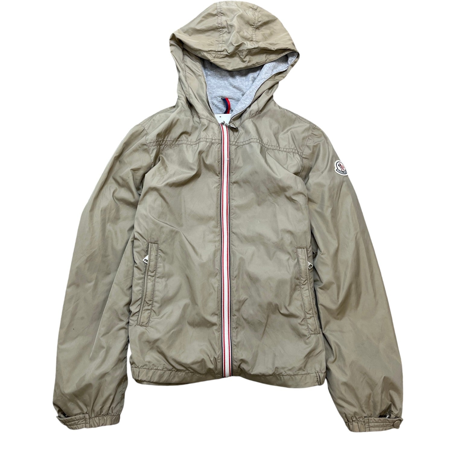 Men's Urville Hooded Junior Age 10 Jacket Beige Size XXS
