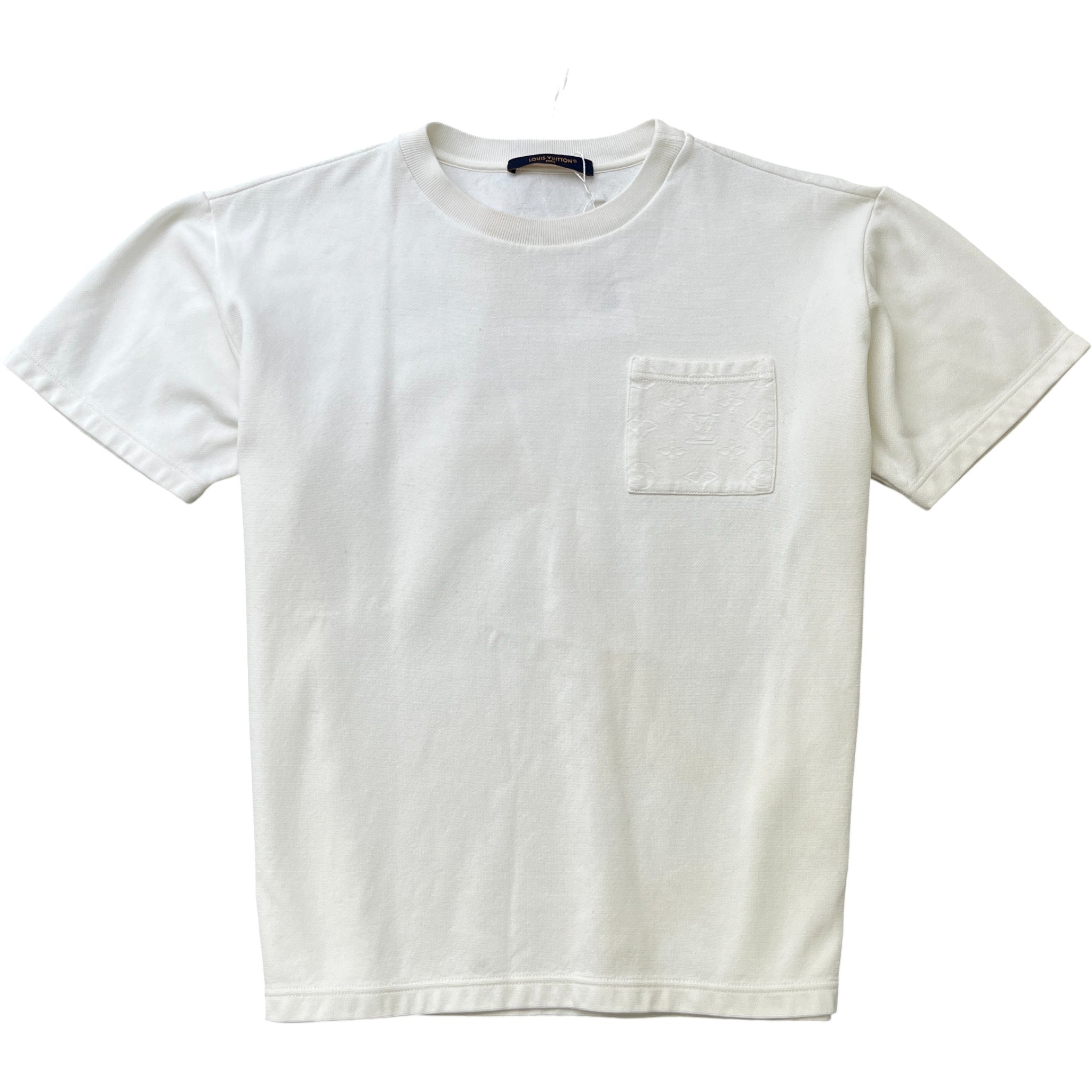 Men's Monogram Pique T-Shirt White Size L