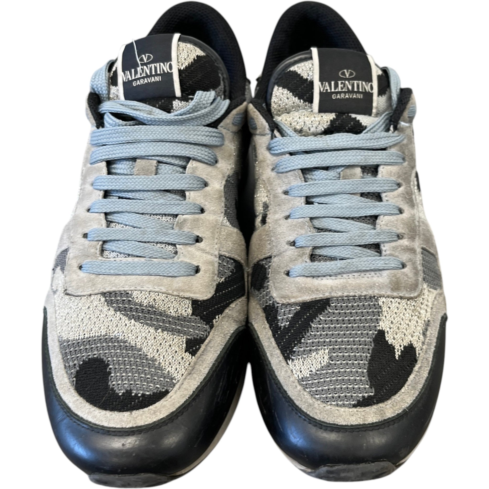 Men's Rockrunner Camouflage Low Trainers Grey Size EU 42.5 / UK 8.5