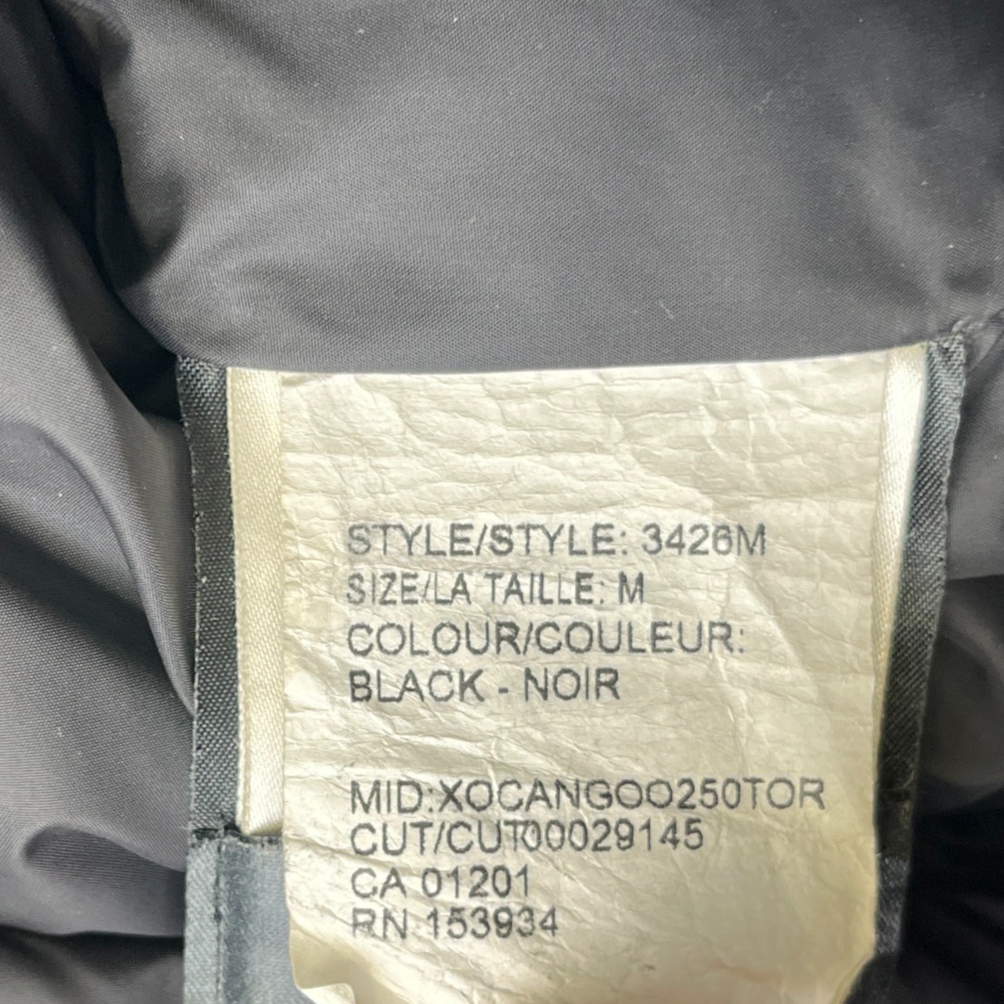 Men's Chateau Parka Down Jacket Black Size M