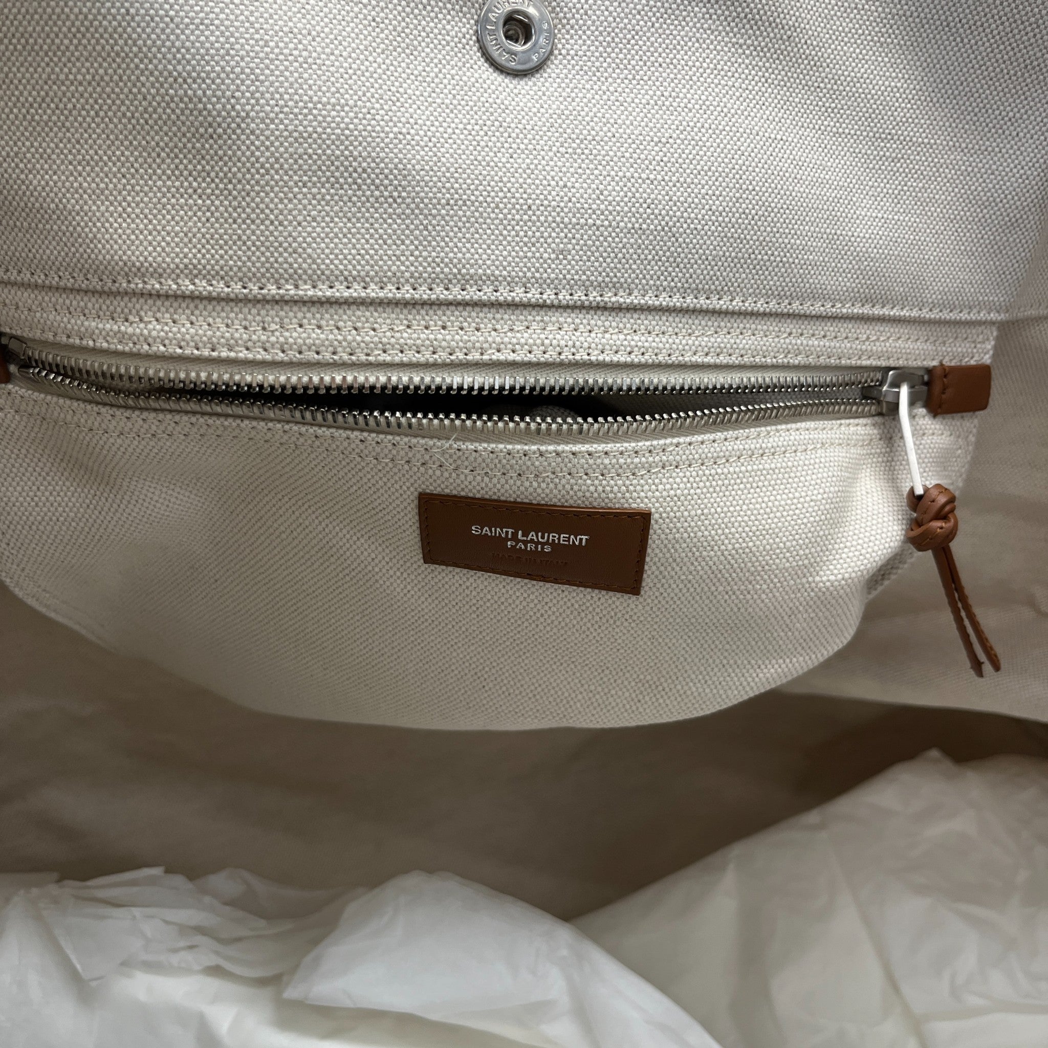 Women's Rive Gauche Maxi Shopping Bag Beige