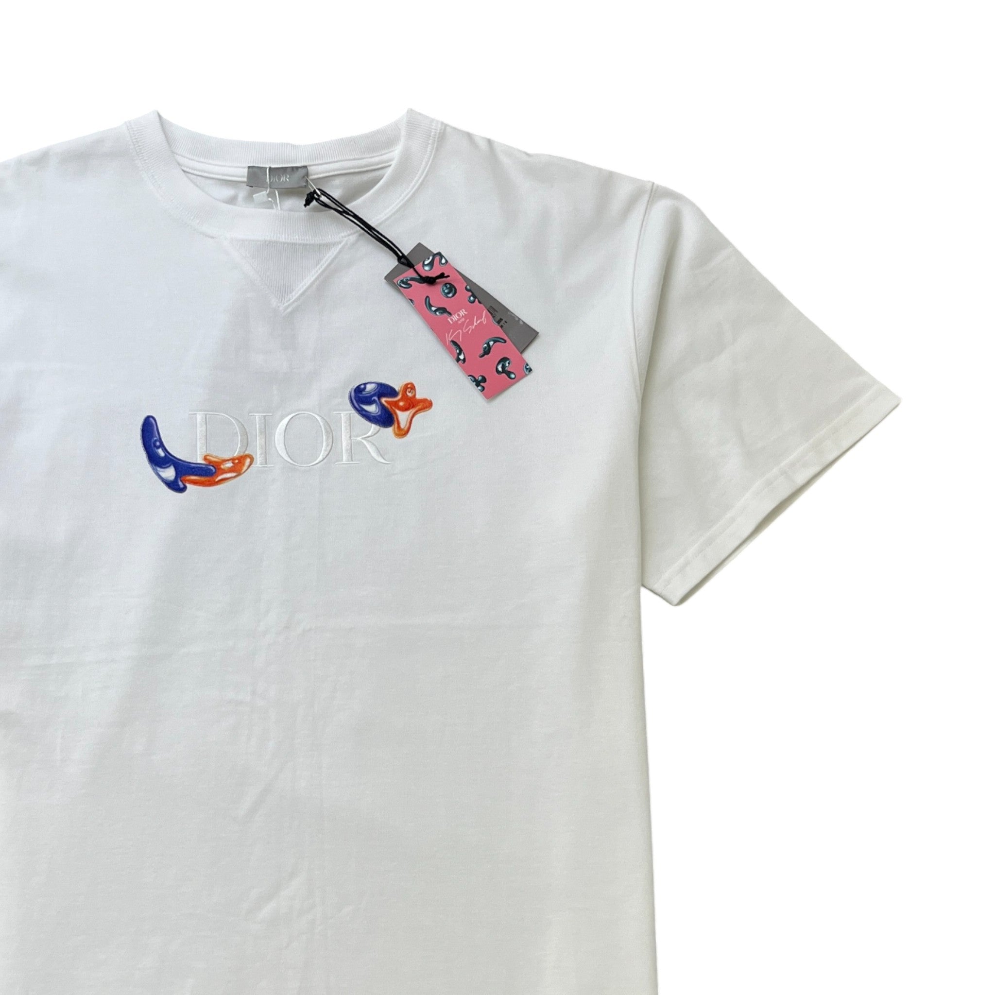 Men's Kenny Sharf T-Shirt White Size XXXL
