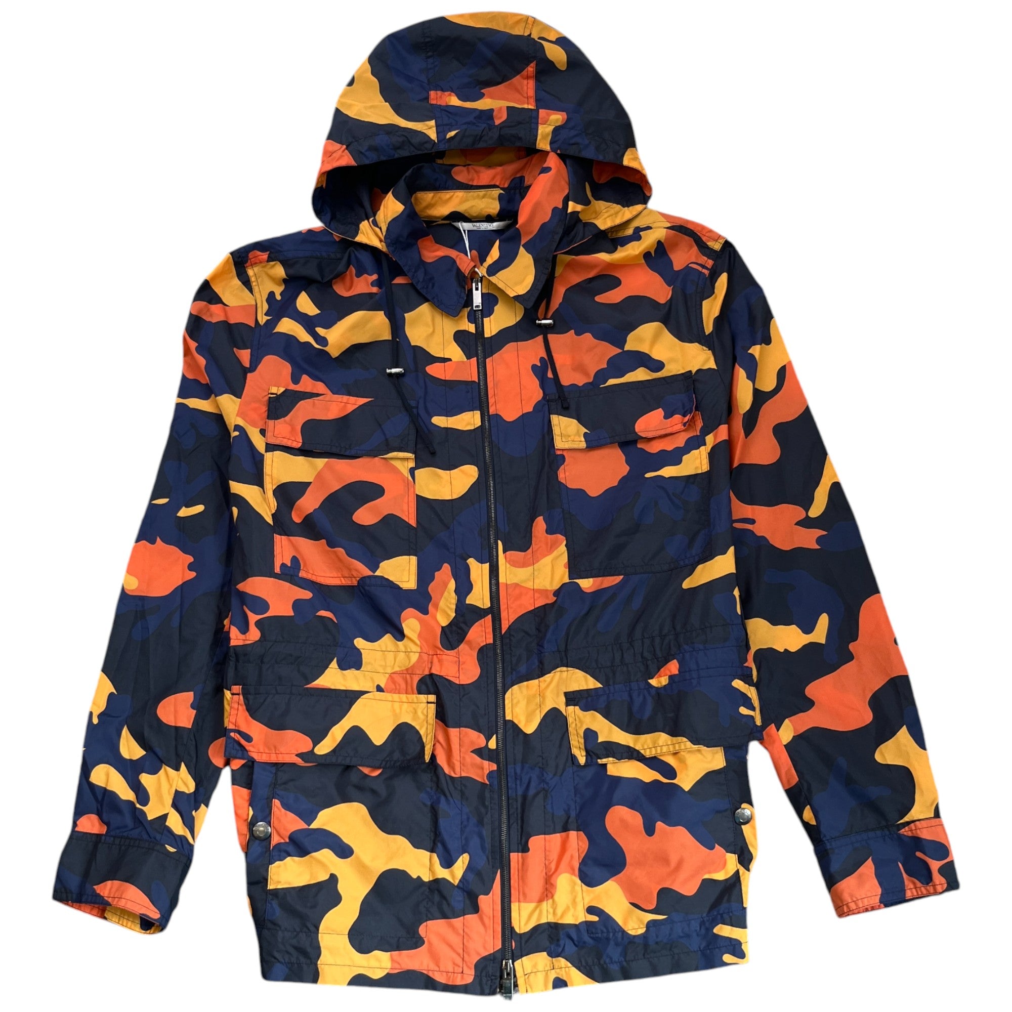Men's Camouflage Print Windbreaker Navy Size IT 48 / M