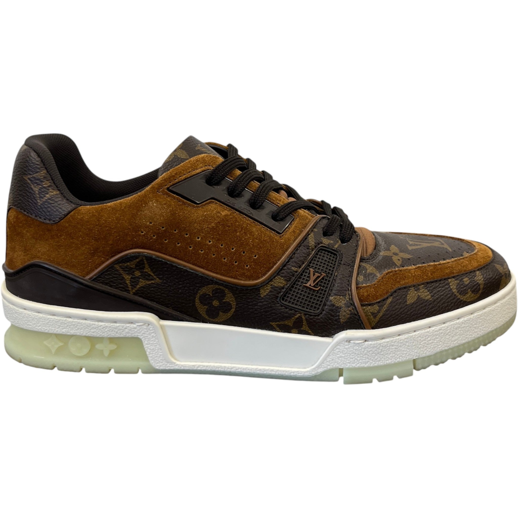 Men's Lv Low Trainers Brown Size EU 40.5 / UK 6.5