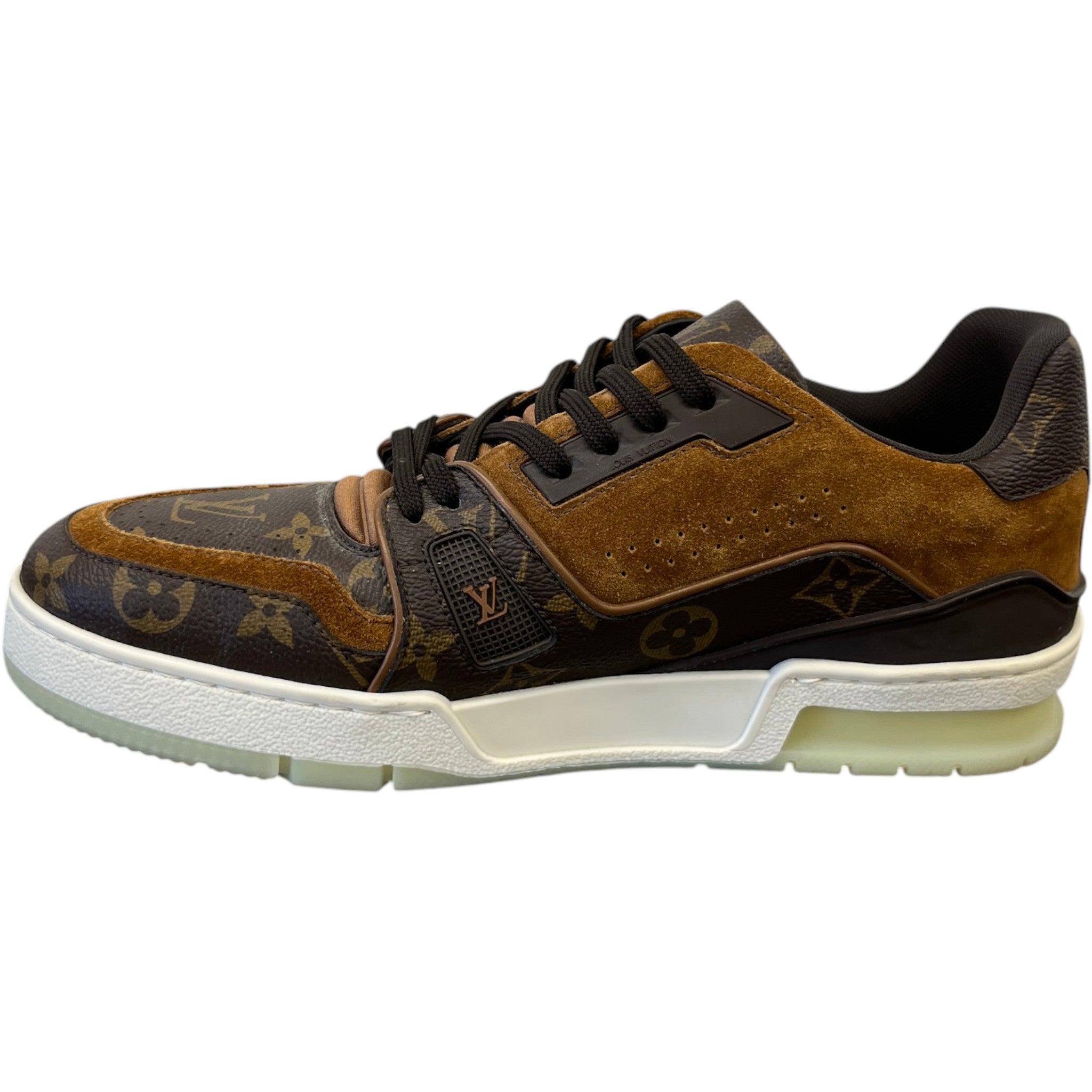 Men's Lv Low Trainers Brown Size EU 40.5 / UK 6.5