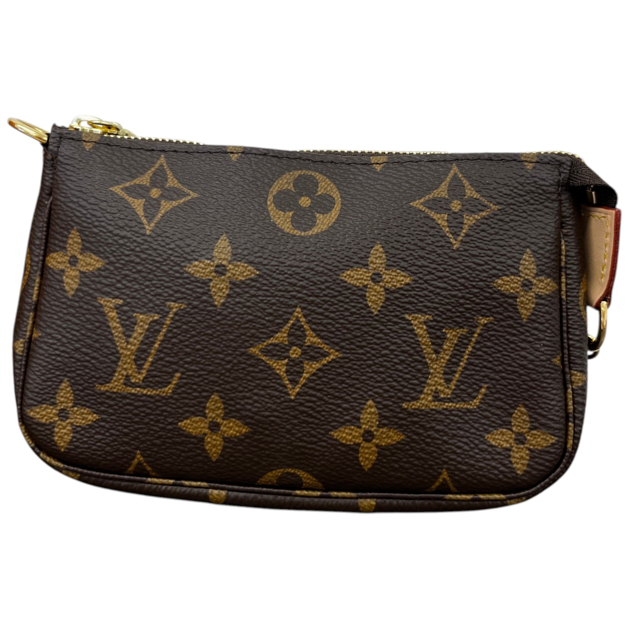 Women's Monogram Mini Pochette Accessoires Bag Brown