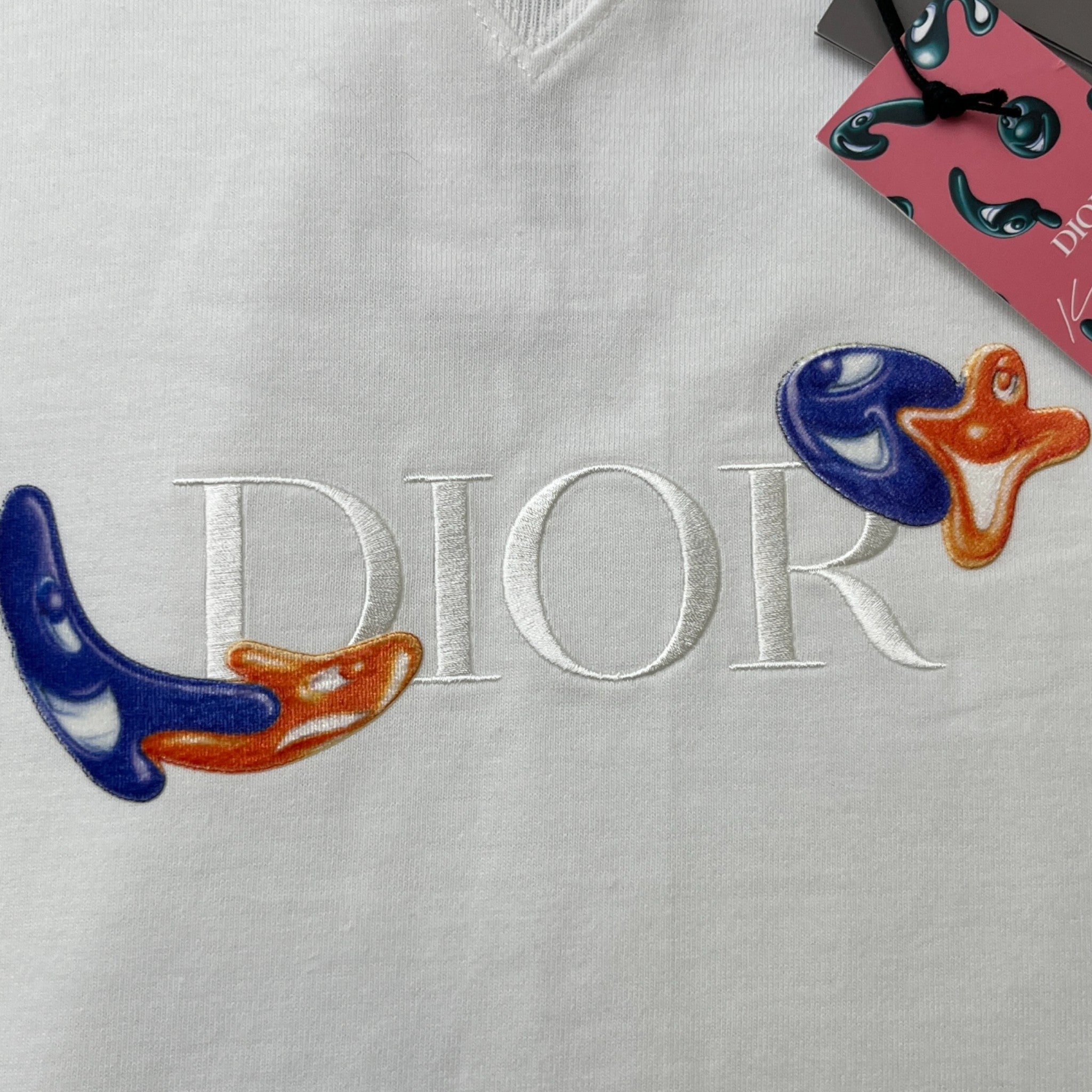 Men's Kenny Sharf T-Shirt White Size XXXL