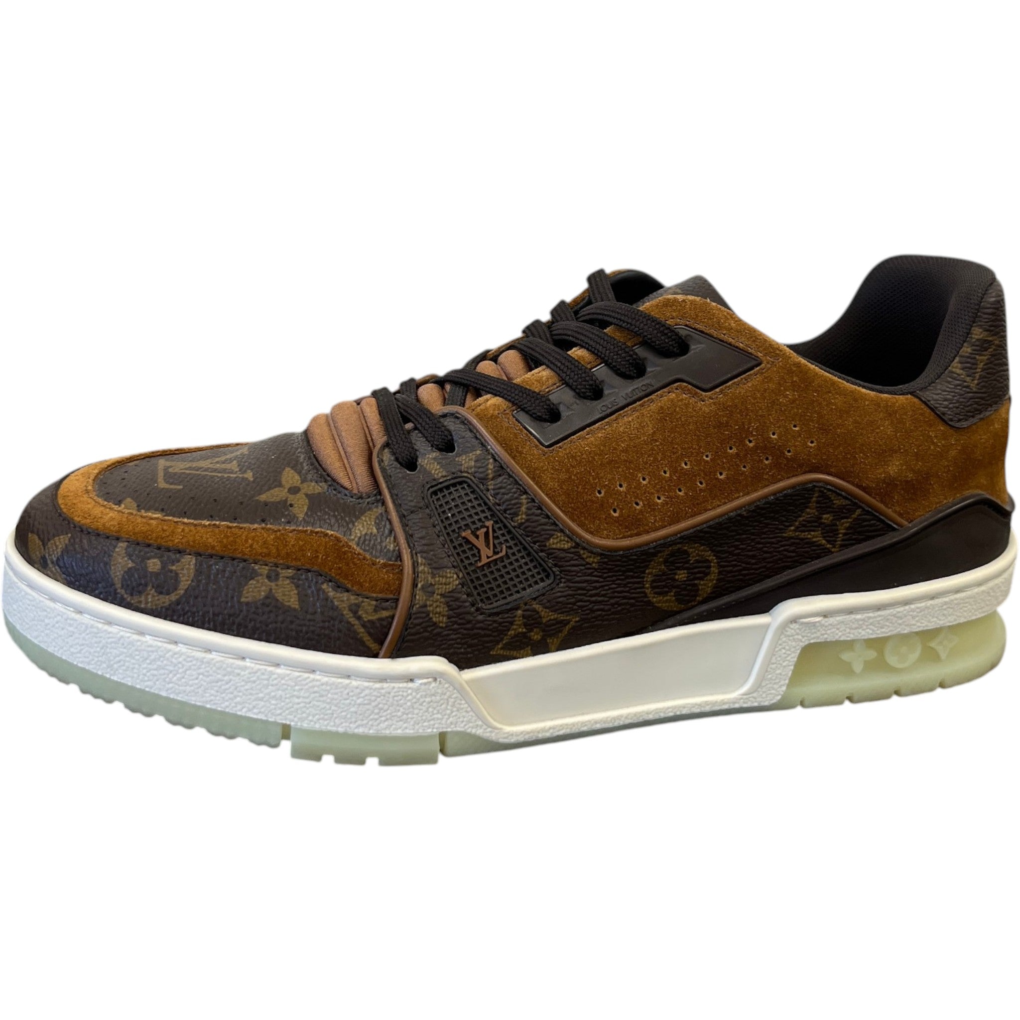 Men's Lv Low Trainers Brown Size EU 40.5 / UK 6.5