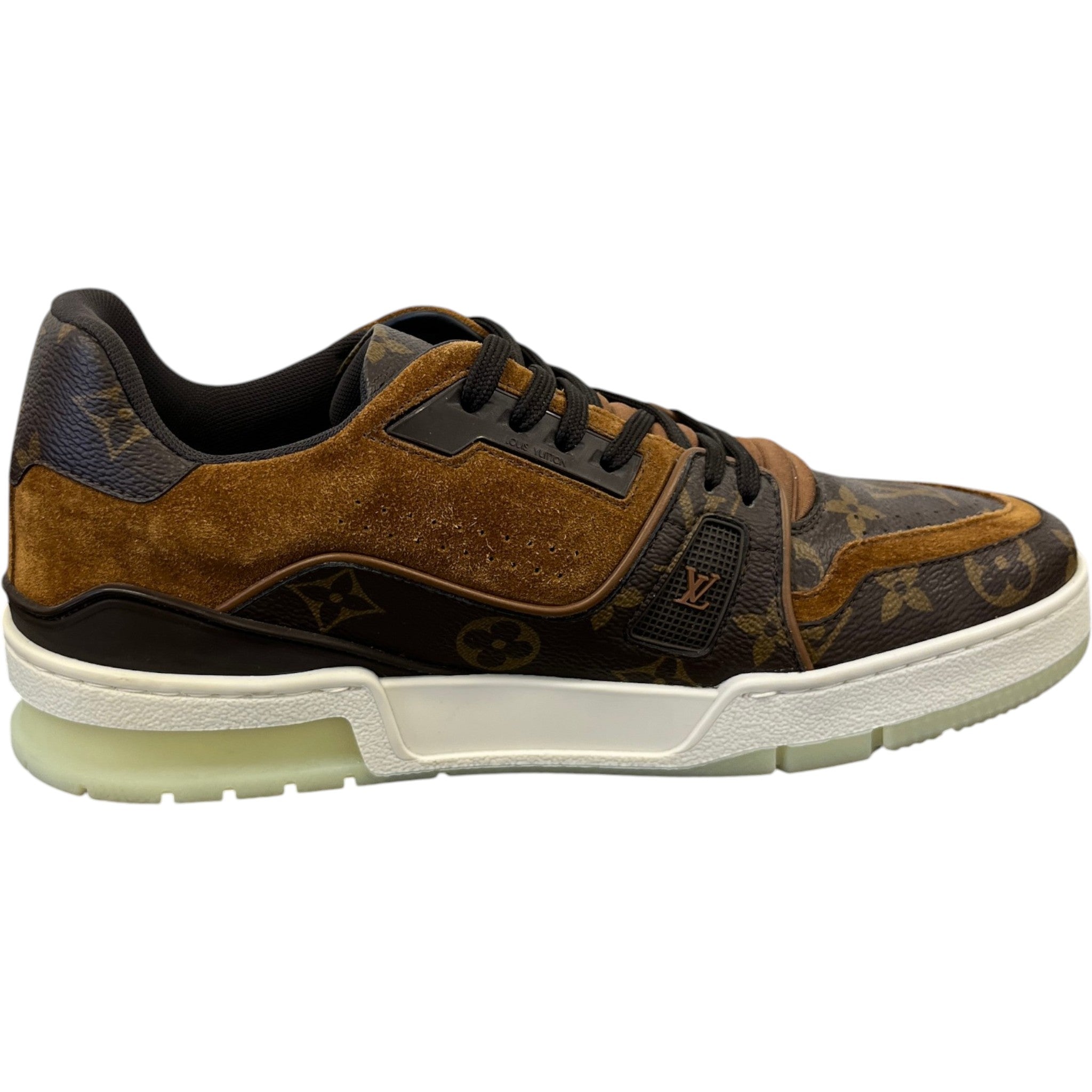 Men's Lv Low Trainers Brown Size EU 40.5 / UK 6.5