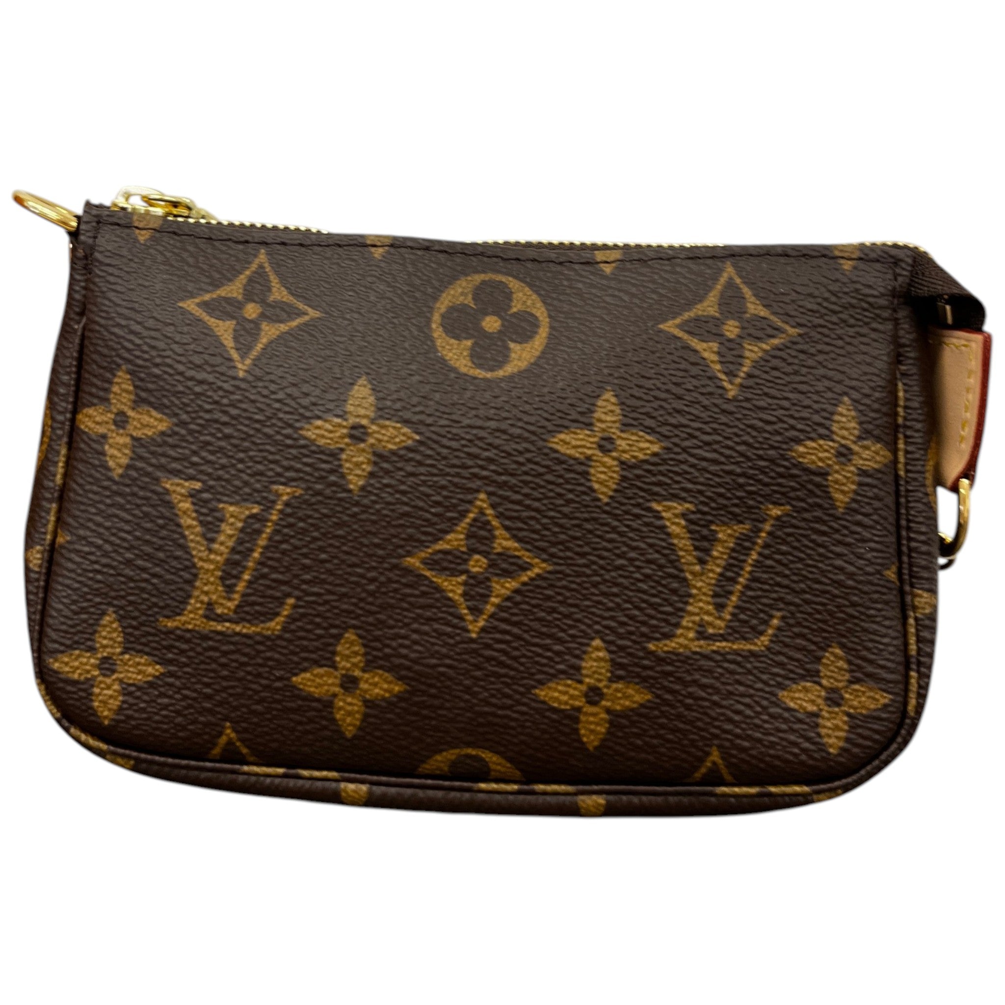 Women's Monogram Mini Pochette Accessoires Bag Brown