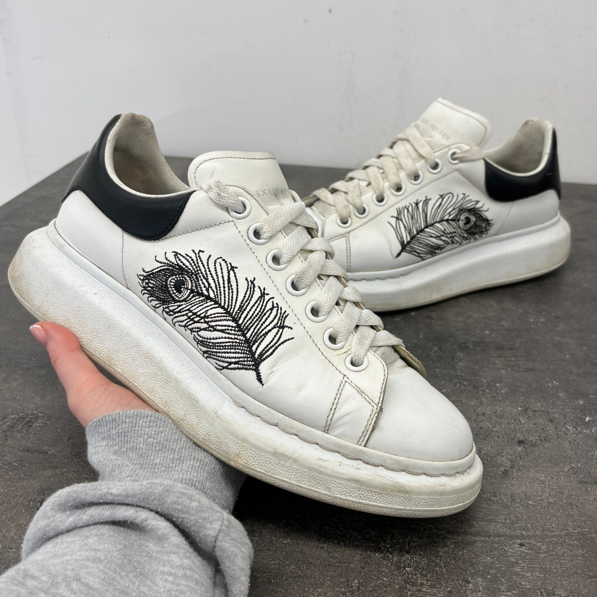 Men's Oversized Low Trainers White Size EU 41 / UK 7