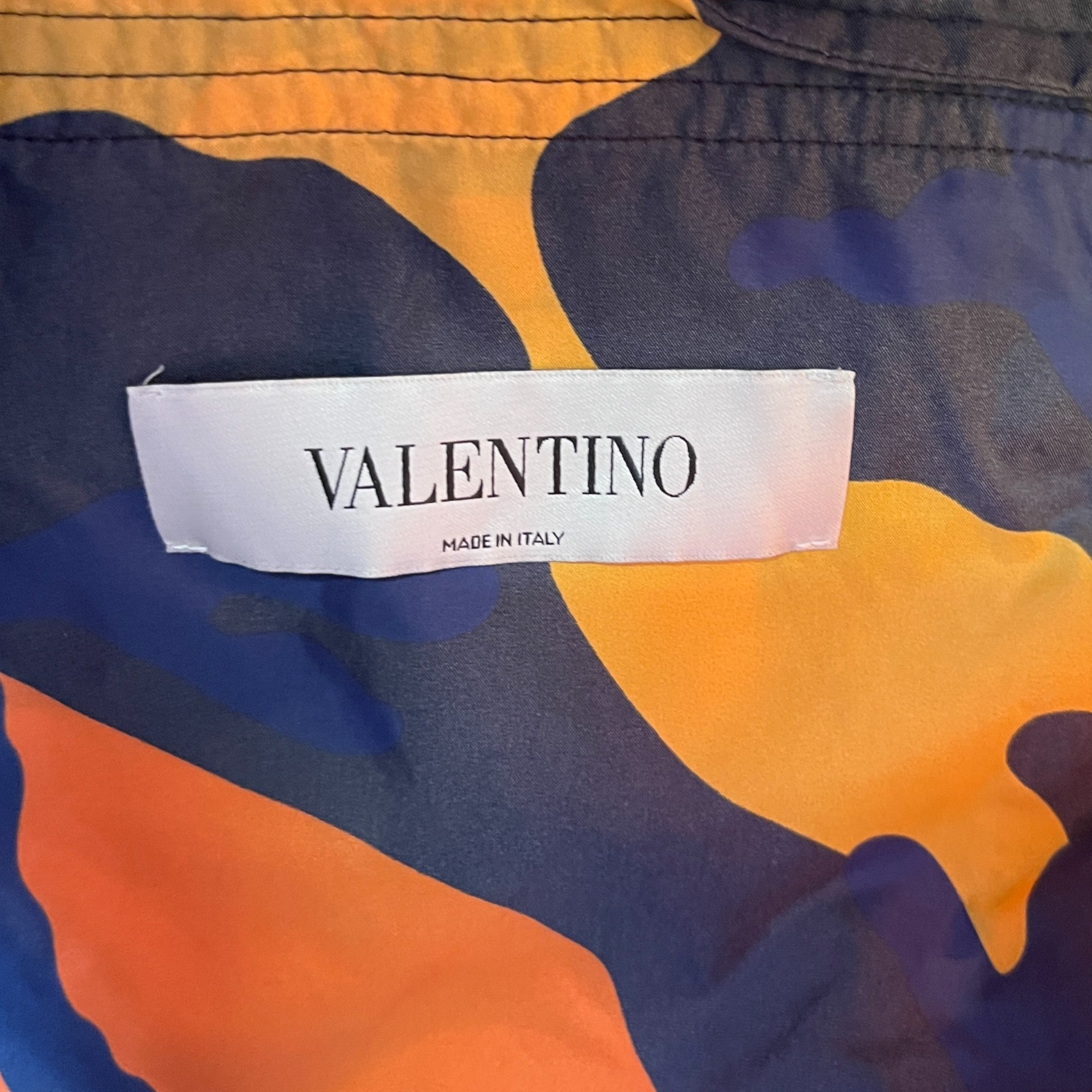 Men's Camouflage Print Windbreaker Navy Size IT 48 / M