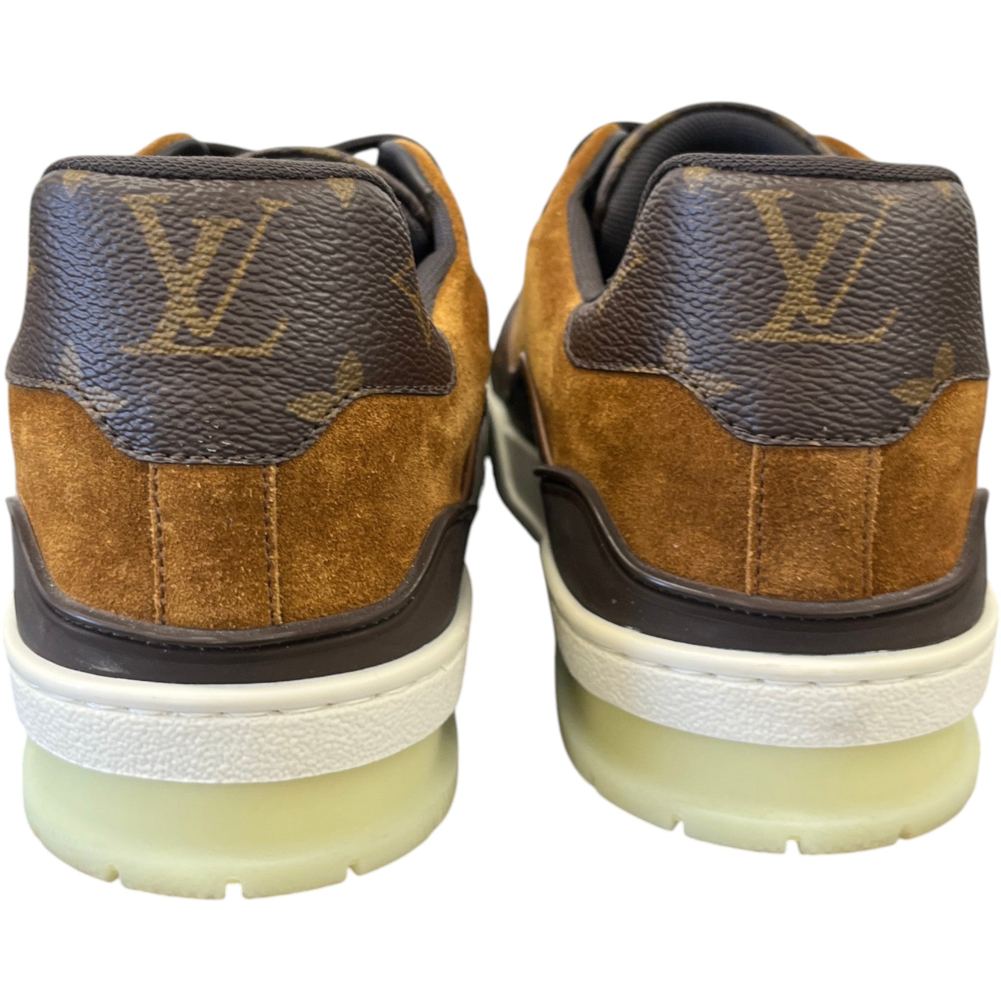Men's Lv Low Trainers Brown Size EU 40.5 / UK 6.5