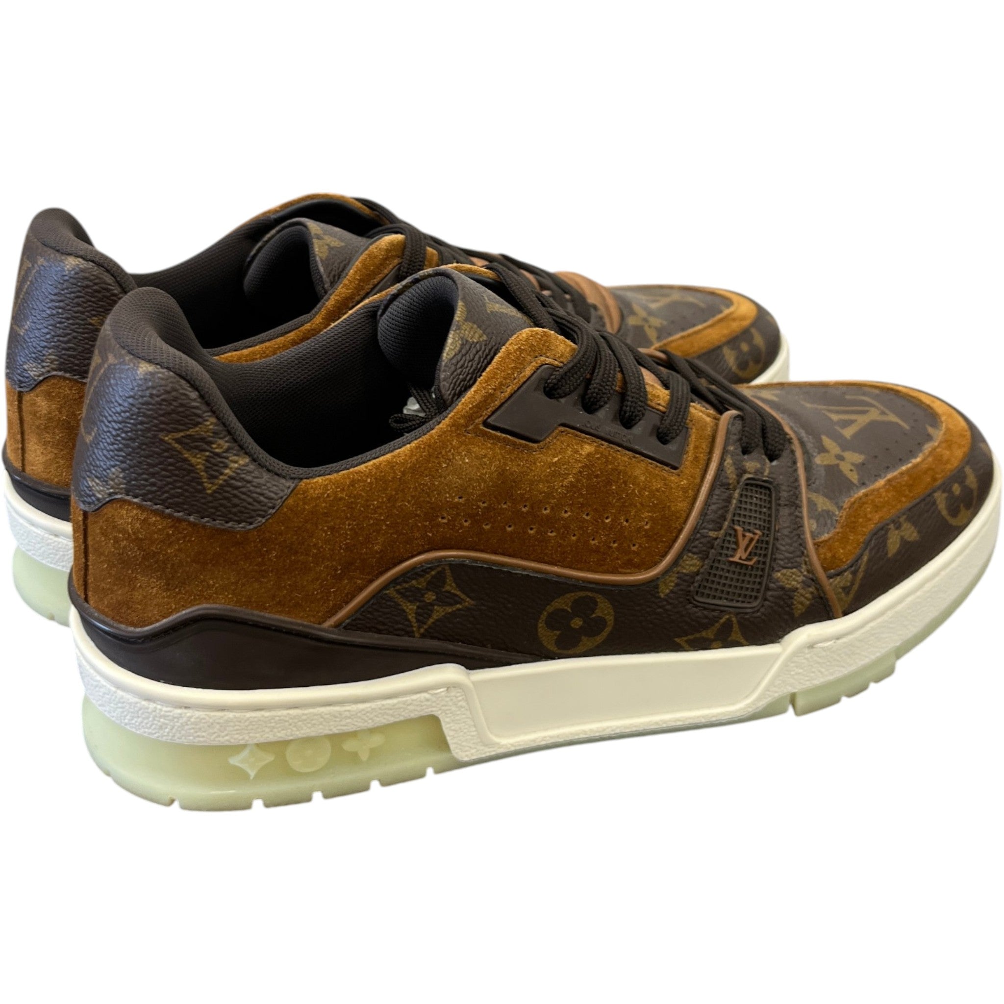 Men's Lv Low Trainers Brown Size EU 40.5 / UK 6.5