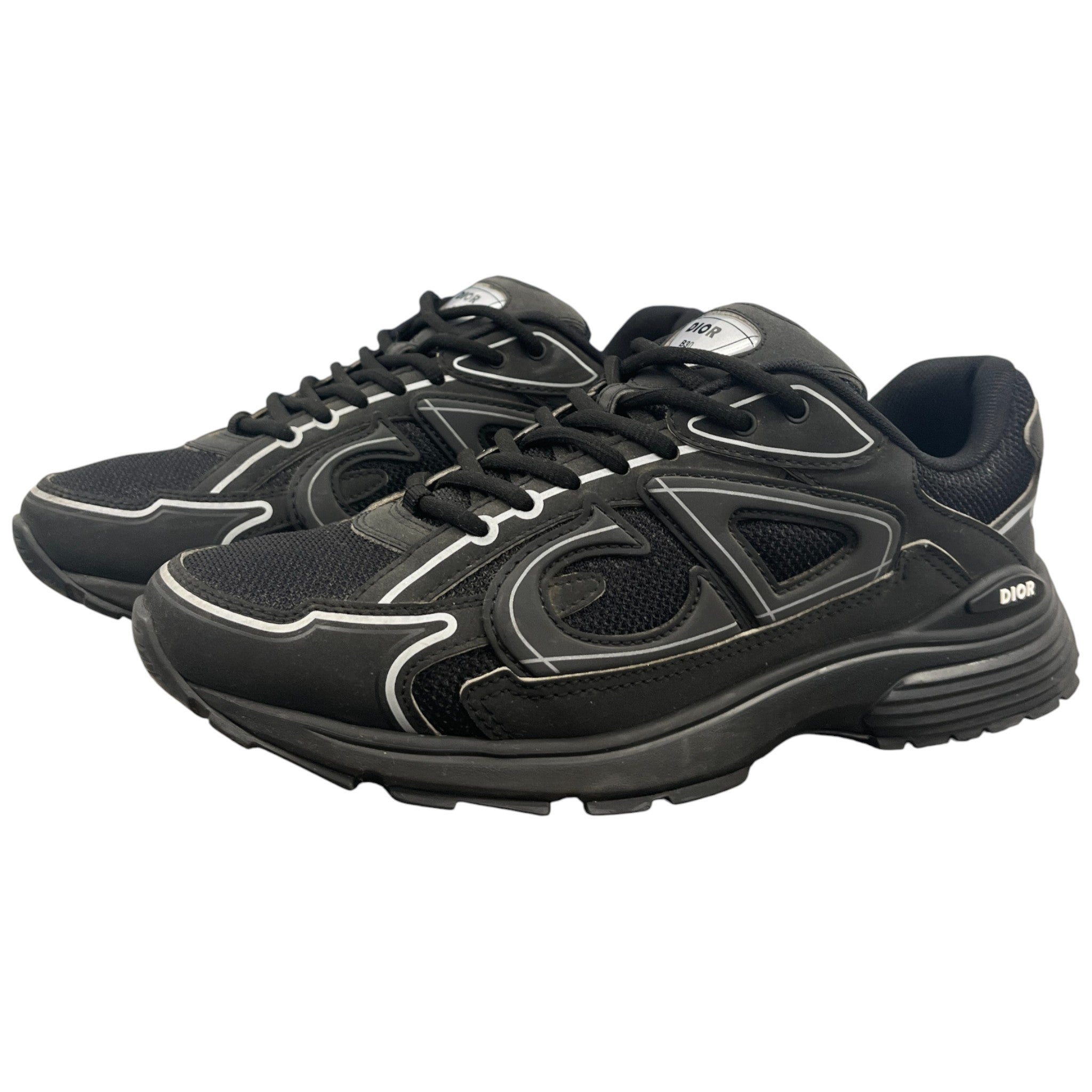 Men's B30 Low Trainers Black Size EU 41.5 / UK 7.5